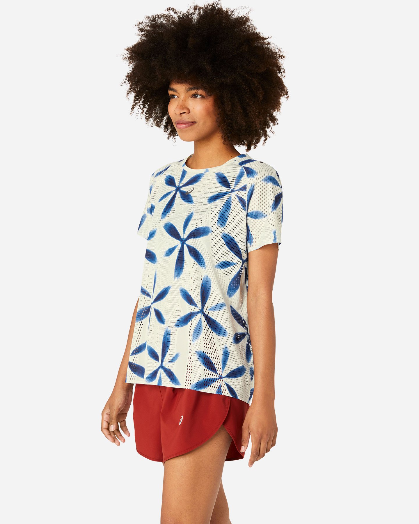 T-shirt running ASICS METARUN SHIBORI W - Blu - 1 | Cisalfa Sport