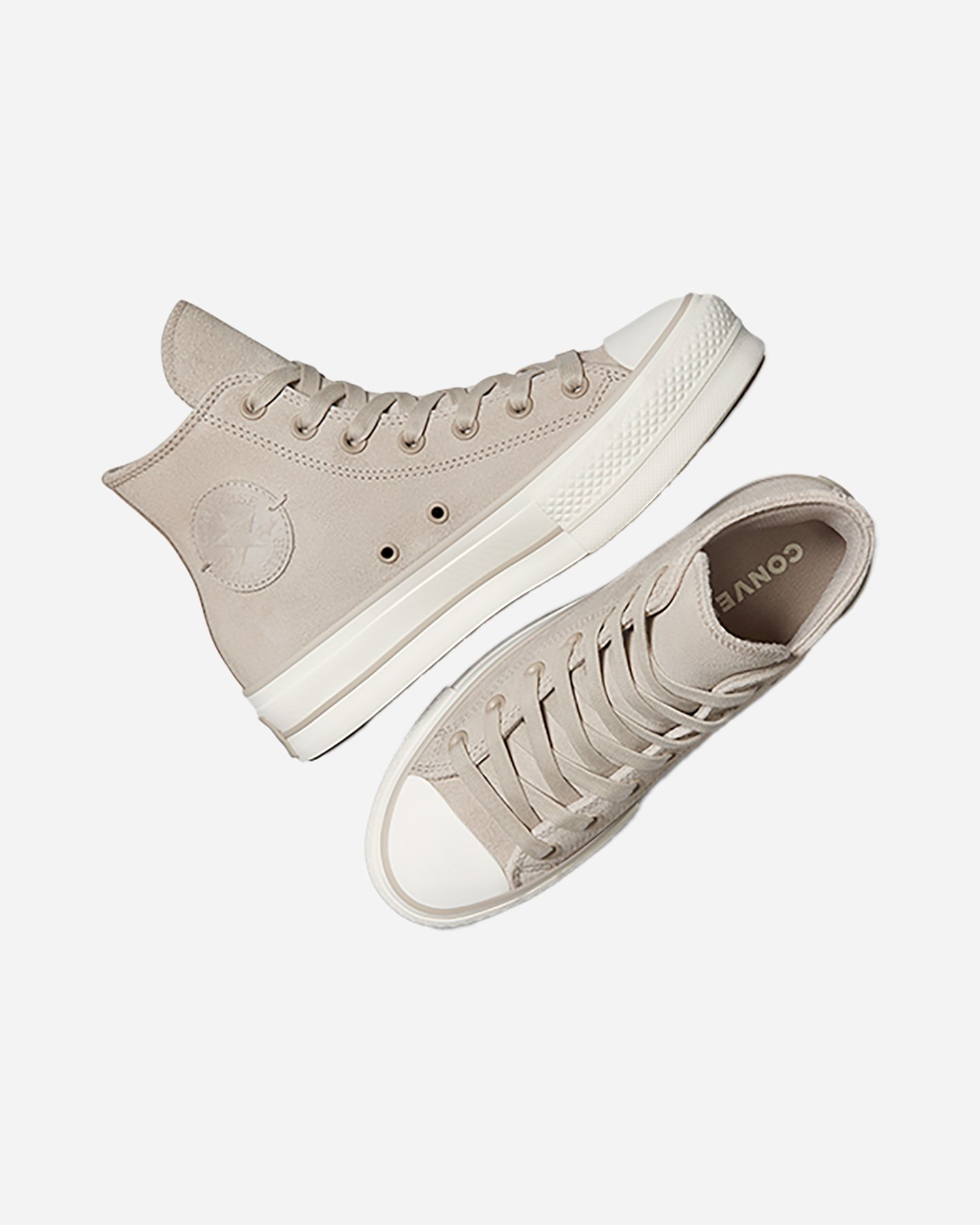 Scarpe sneakers CONVERSE CHUCK TAYLOR ALL STAR LIFT HIGH W - Beige - 3 | Cisalfa Sport