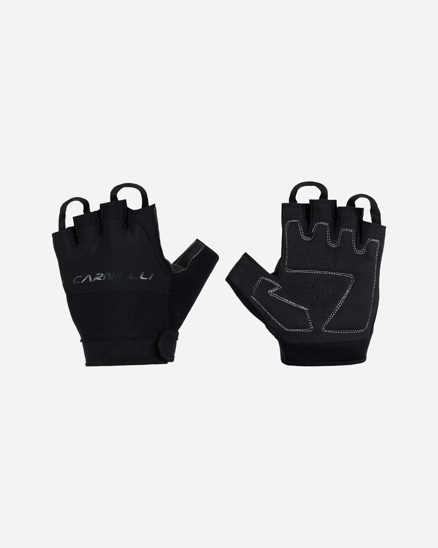Guanti ciclismo CARNIELLI BIG LOGO  - Nero - 0 | Cisalfa Sport