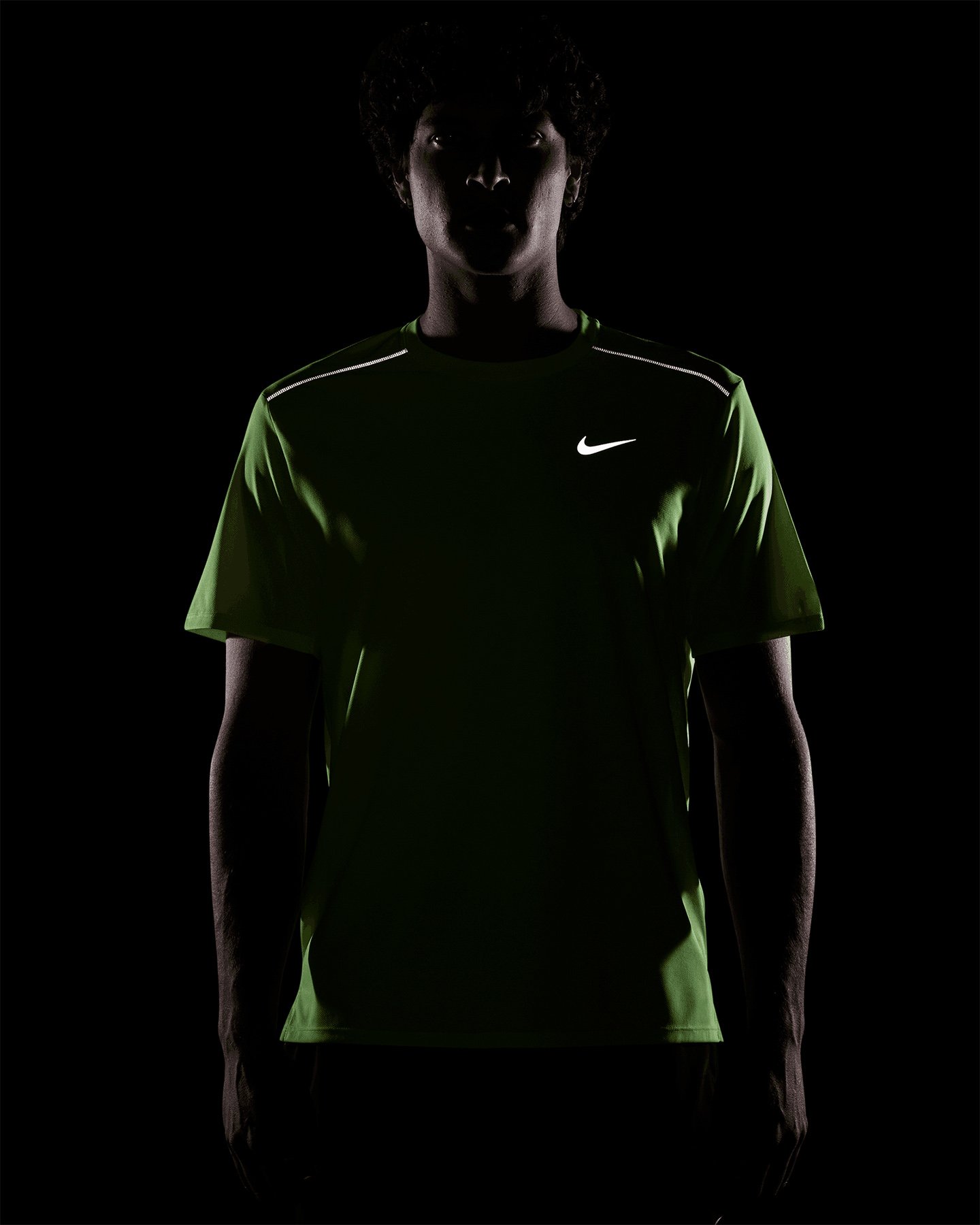 T-shirt running NIKE MILER M - Giallo - 3 | Cisalfa Sport