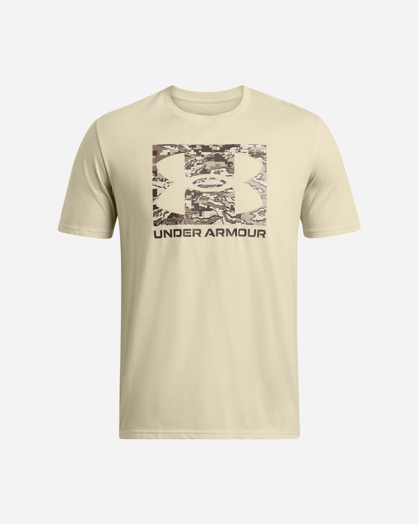 T-shirt UNDER ARMOUR BOX LOGO M - Beige - 0 | Cisalfa Sport