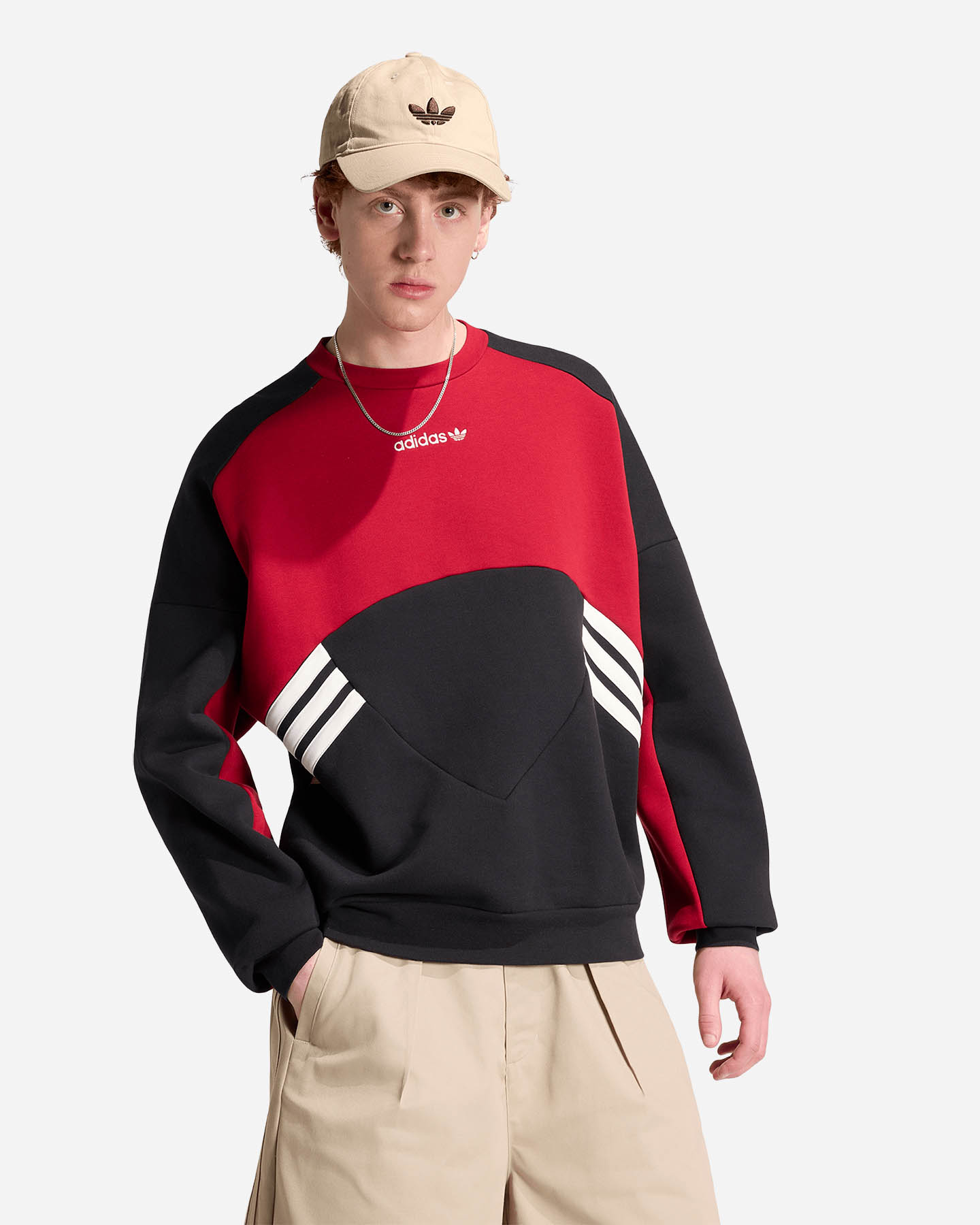 Felpa ADIDAS CLASSIC M - Rosso - 1 | Cisalfa Sport