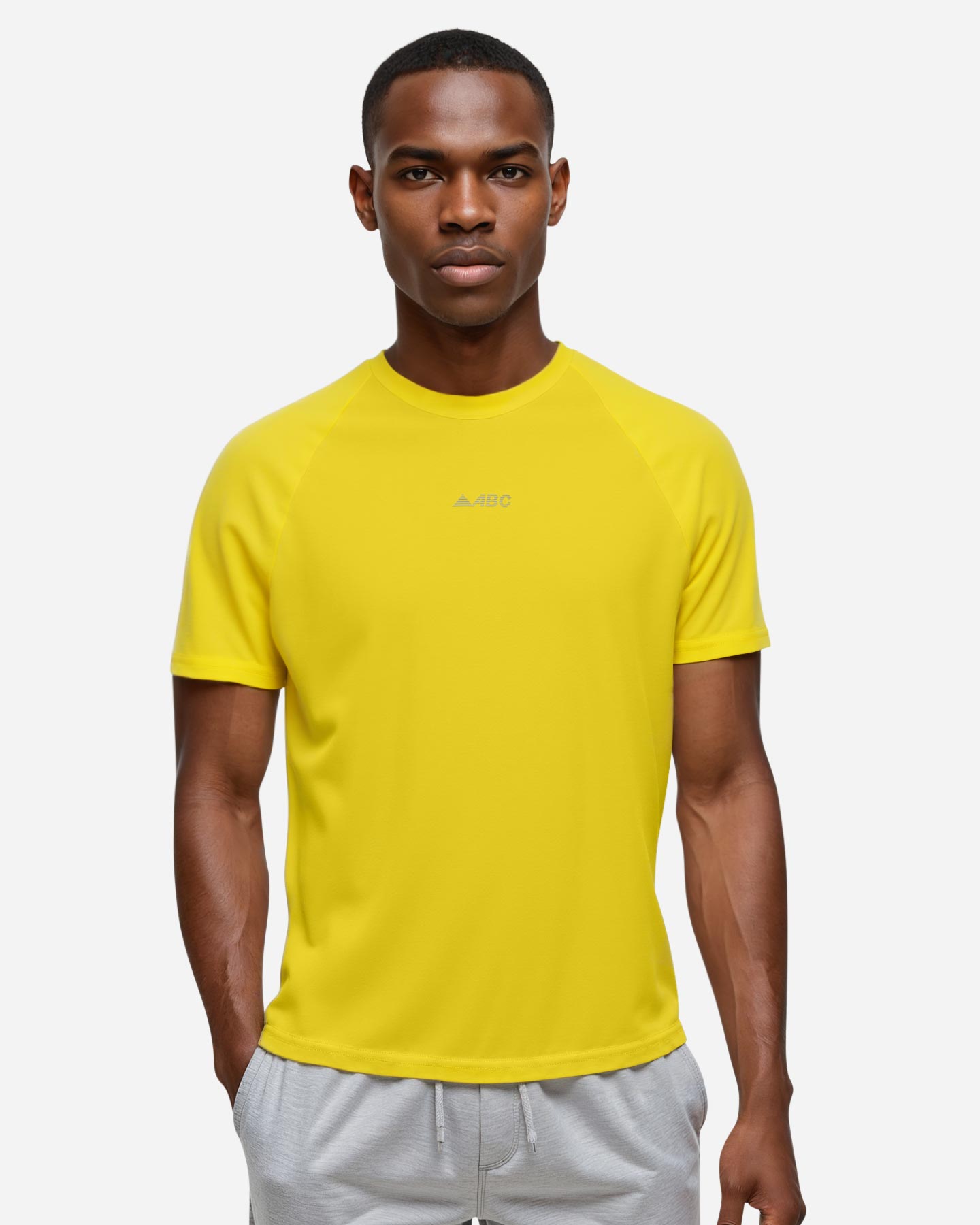 T-shirt running ABC TECH M - Giallo - 3 | Cisalfa Sport
