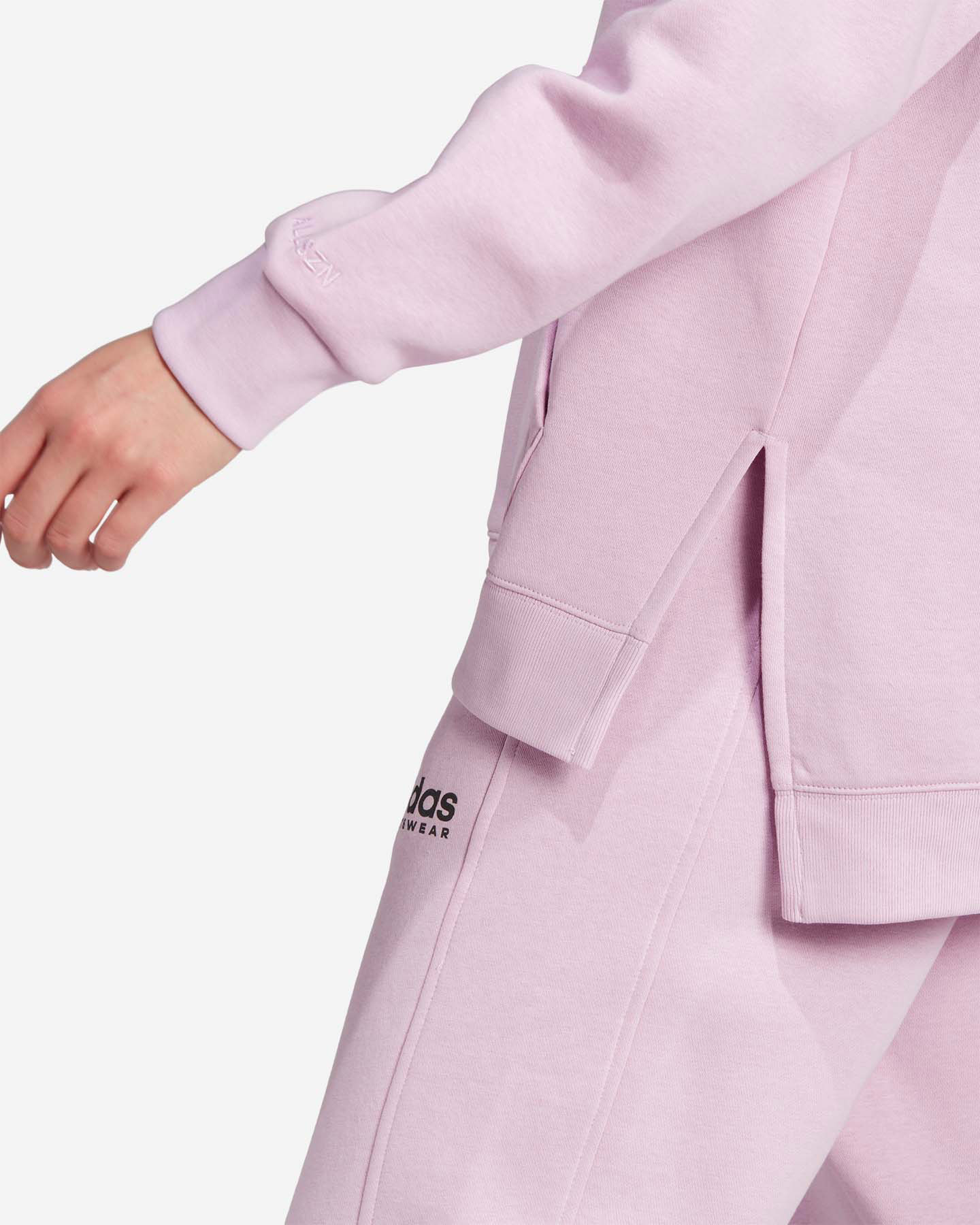 Felpa ADIDAS BIG LOGO W - Lilla - 5 | Cisalfa Sport