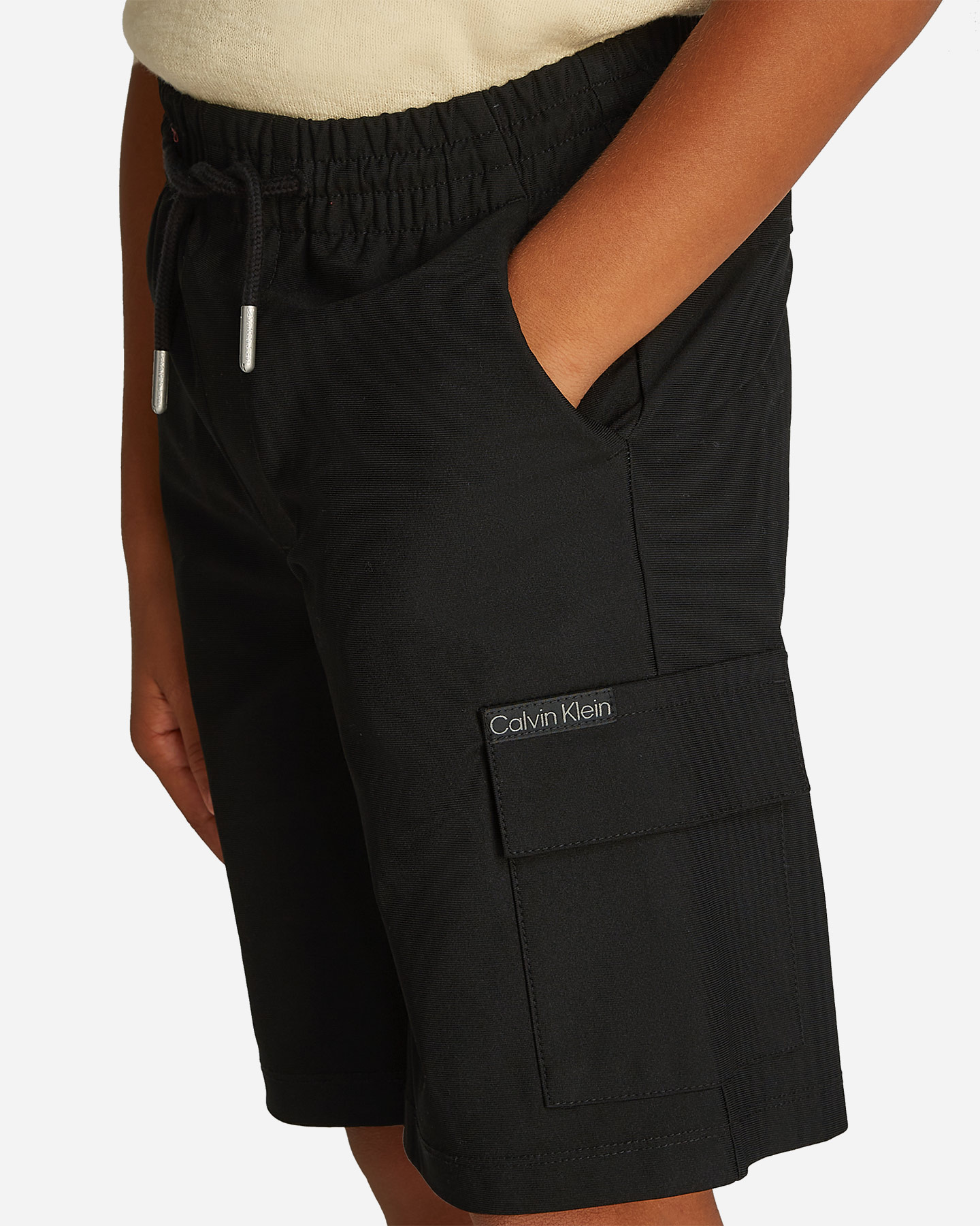 Bermuda CALVIN KLEIN JEANS CARGO JR - Nero - 4 | Cisalfa Sport