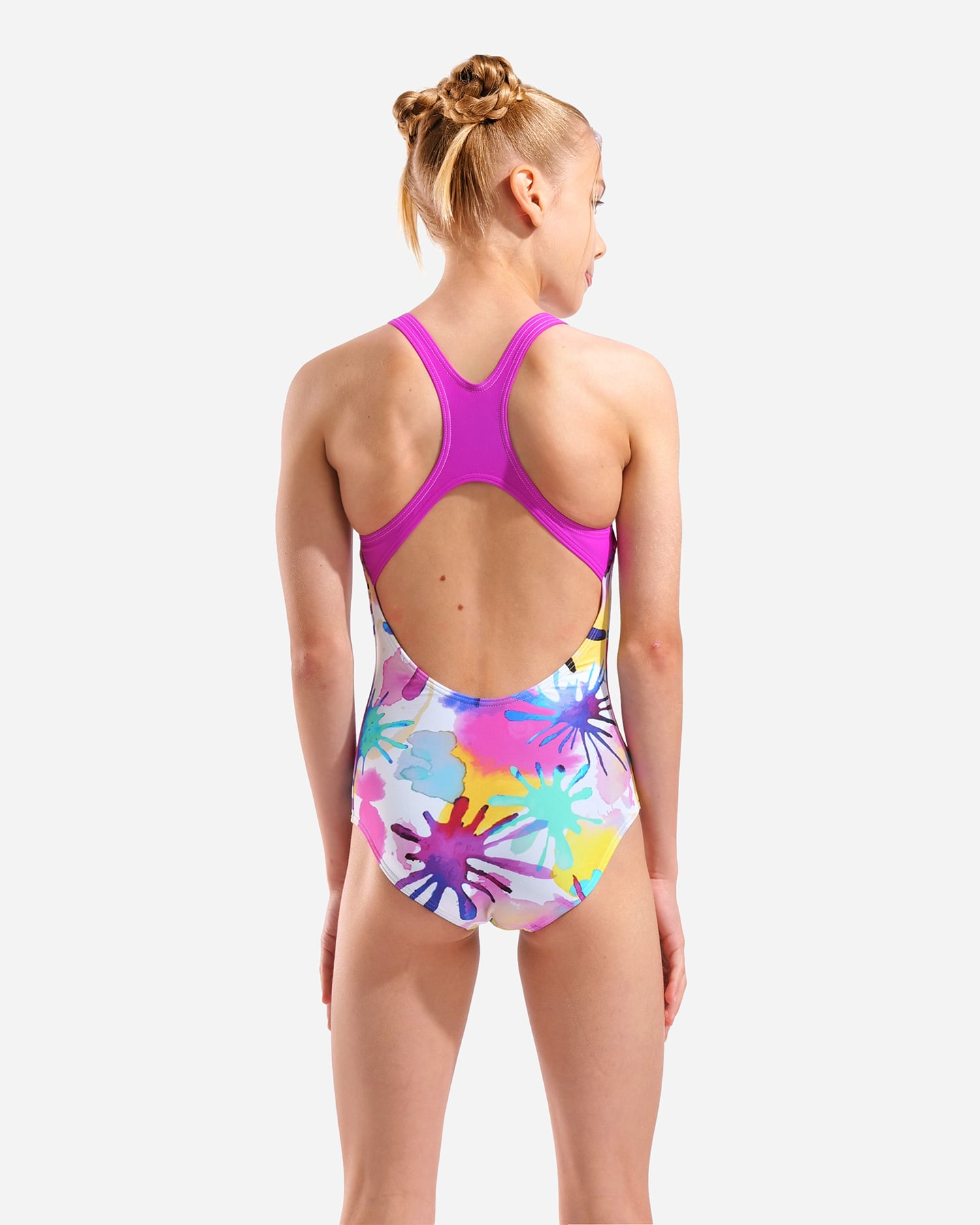 Costume piscina ARENA SPRAYING JR - Bianco - 3 | Cisalfa Sport