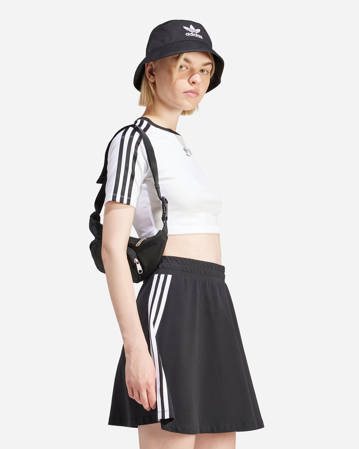 T-shirt ADIDAS ORIGINAL 3STRIPES W - Bianco - 4 | Cisalfa Sport