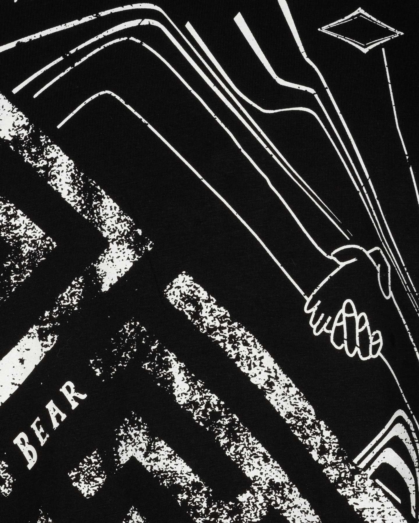 T-shirt BEAR URBAN ASKED M - Nero - 2 | Cisalfa Sport