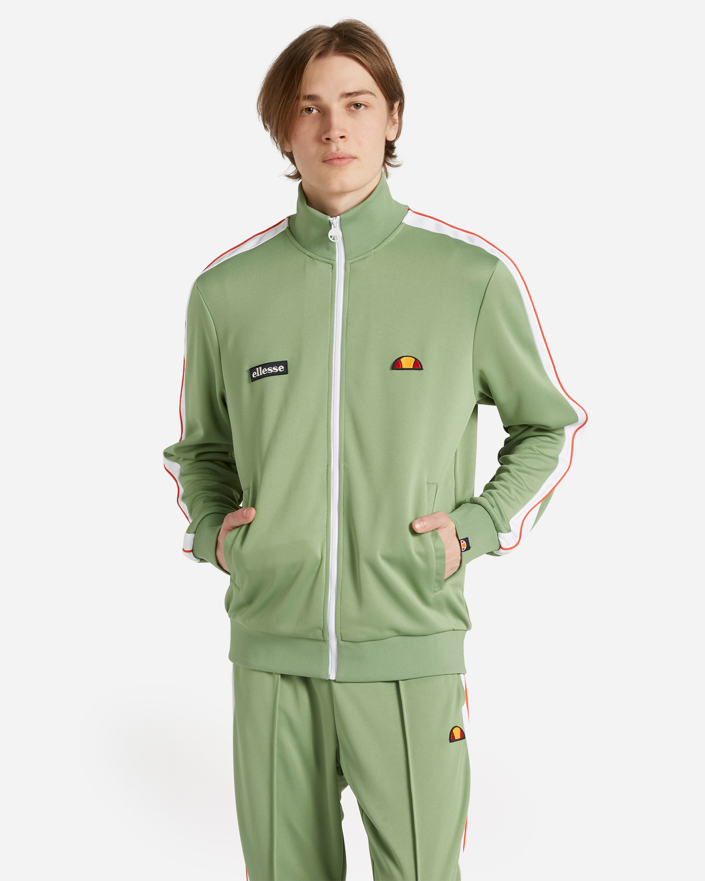Felpa ELLESSE JET STRIPES M - Verde - 0 | Cisalfa Sport