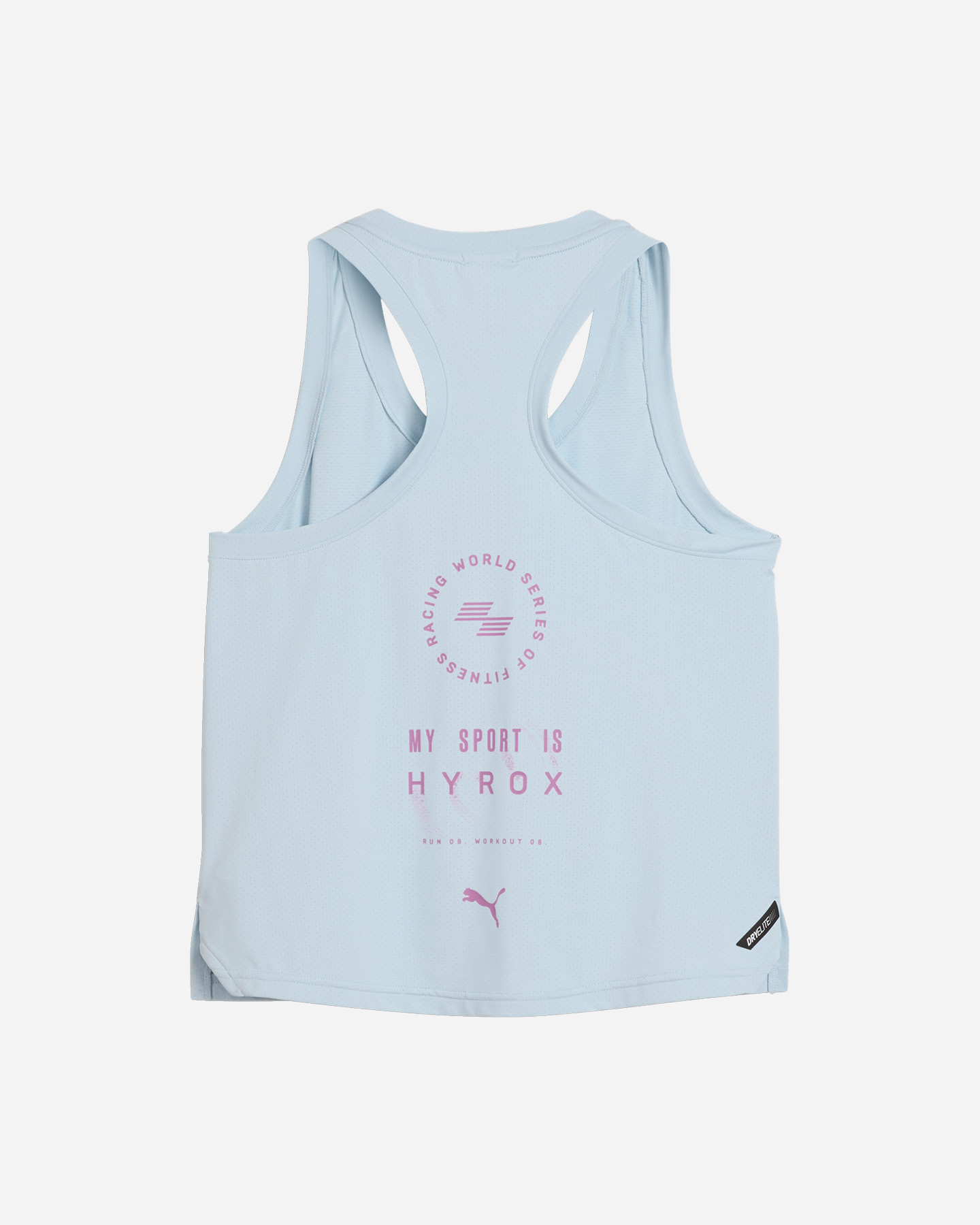 Puma Top Palestra Train Hyrox Azzurro Donna M