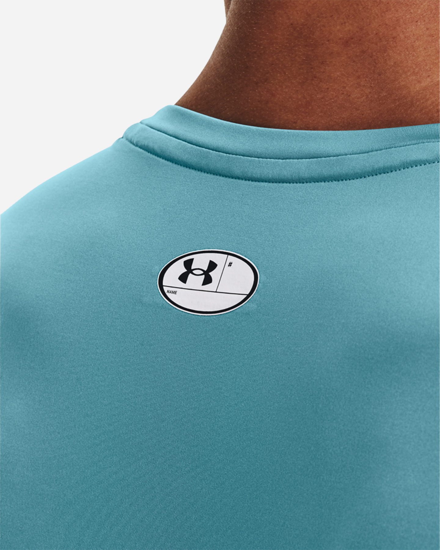 T-shirt training UNDER ARMOUR HEAT GEAR M - Blu - 5 | Cisalfa Sport