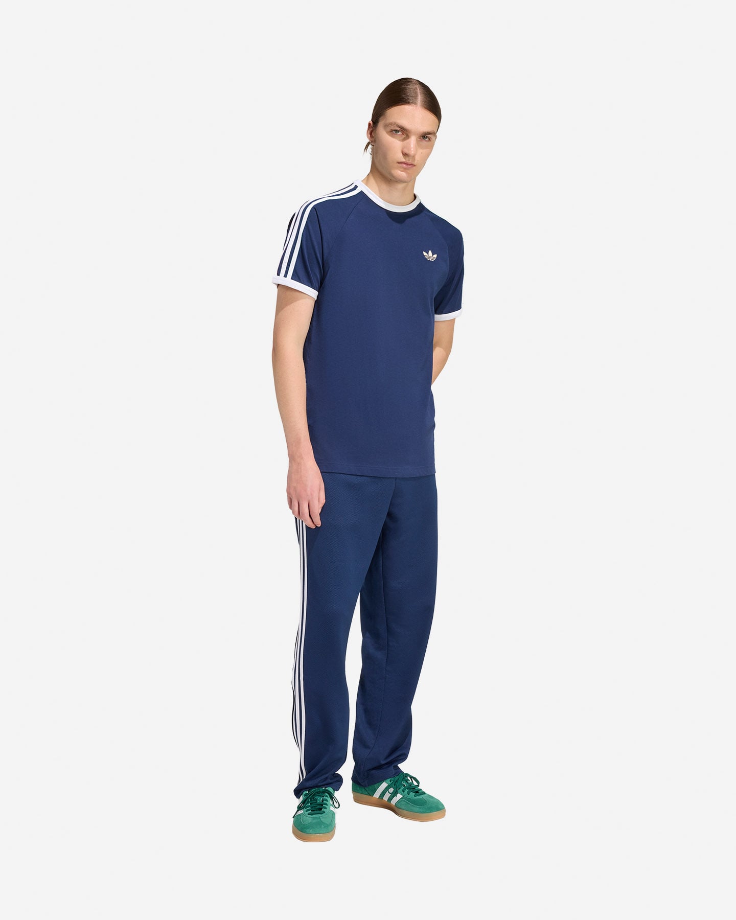 T-shirt ADIDAS ORIGINALS 3STRIPES M - Blu - 2 | Cisalfa Sport