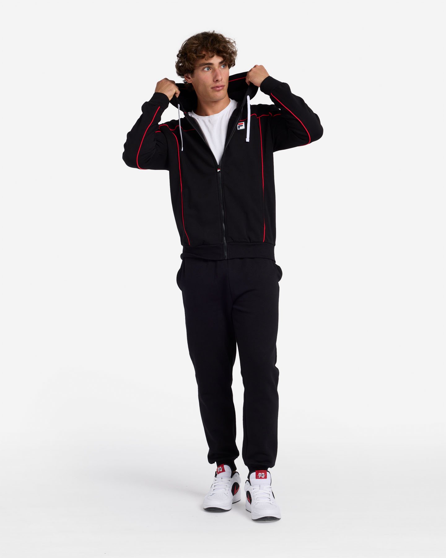 Felpa FILA PIPING M - Nero - 1 | Cisalfa Sport