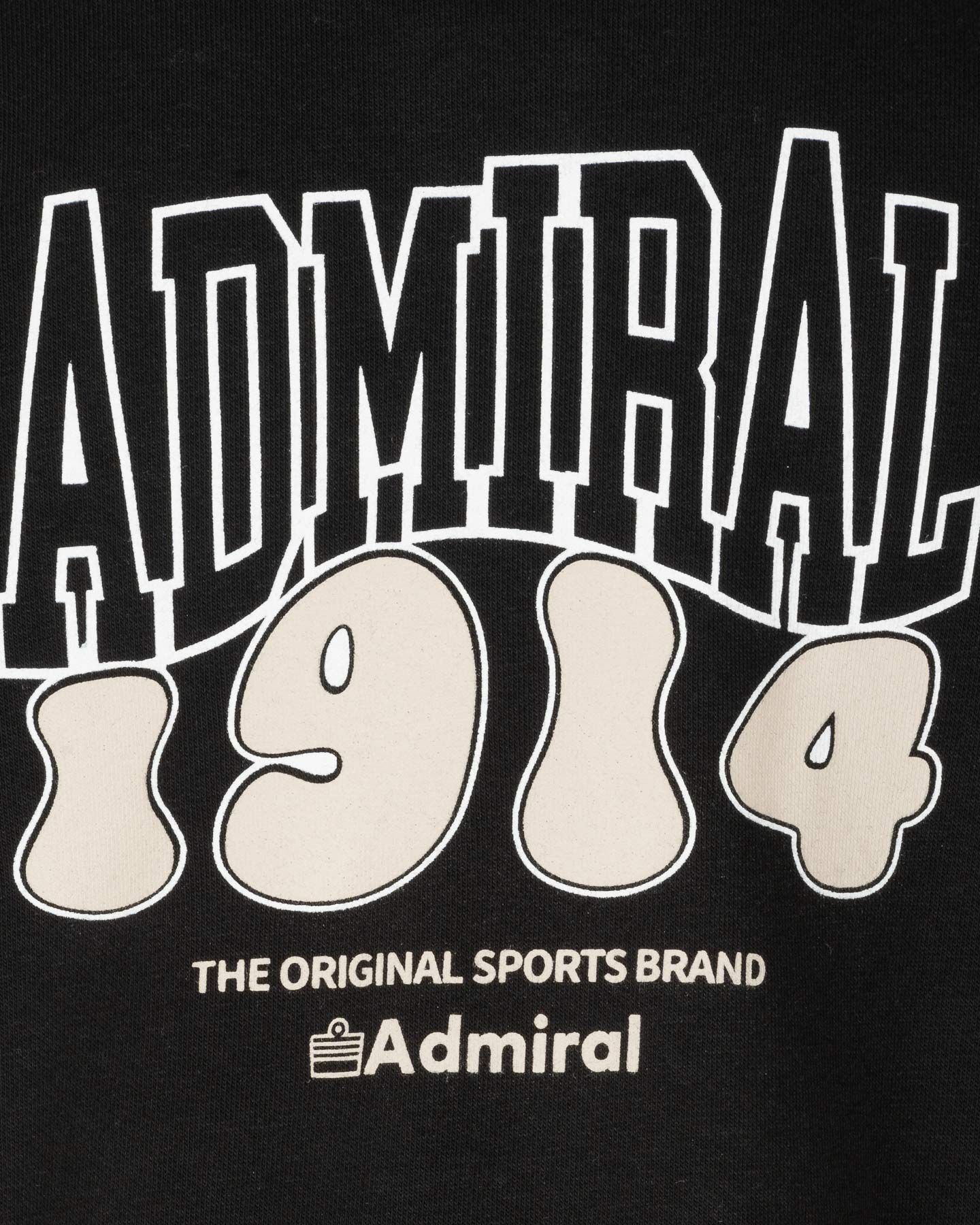 Felpa ADMIRAL VARSITY JR - Nero - 2 | Cisalfa Sport
