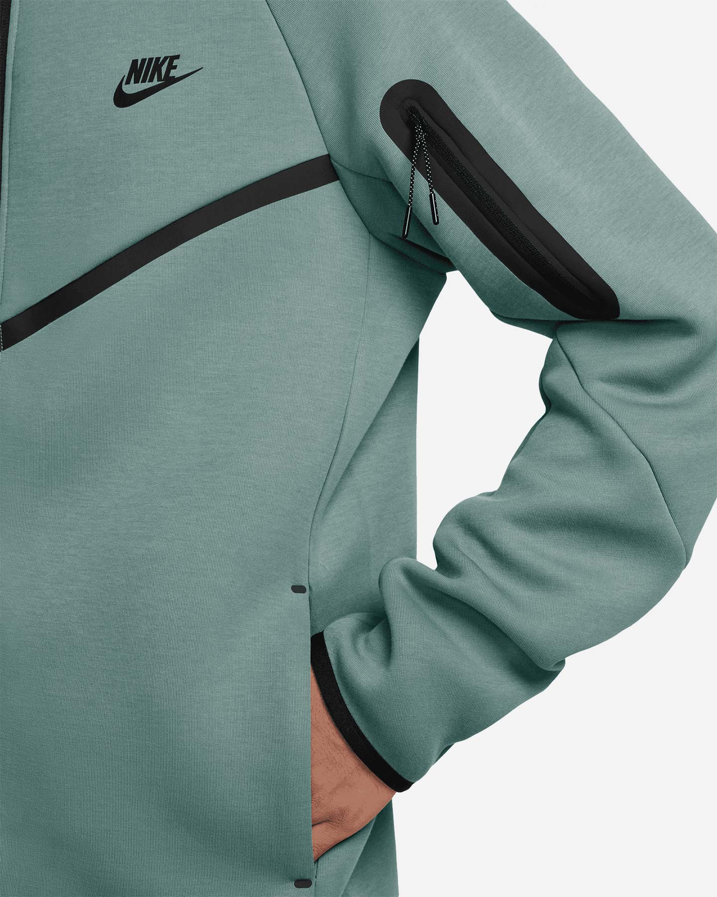 Felpa NIKE TECH FLEECE WR M - Azzurro - 2 | Cisalfa Sport