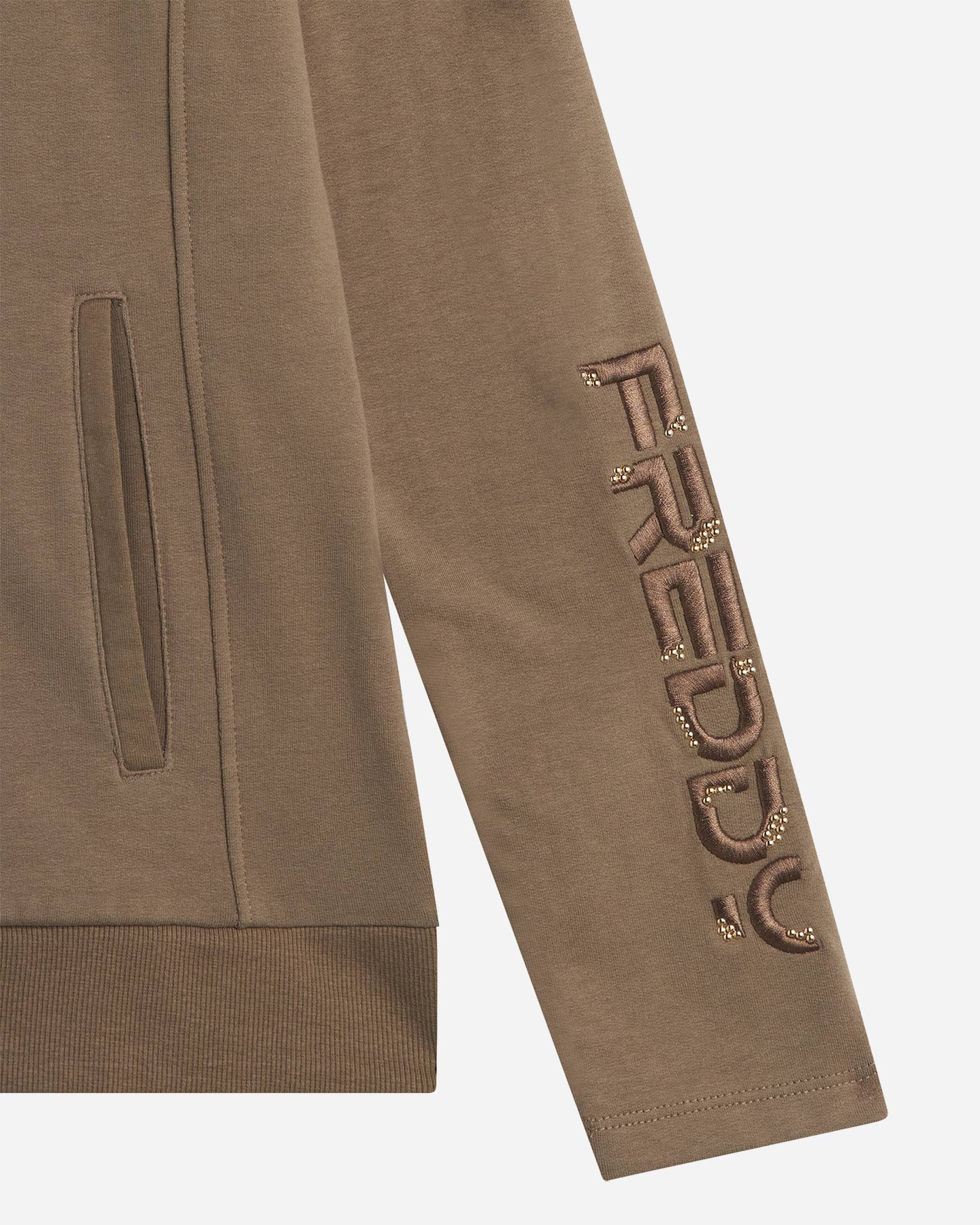 Felpa FREDDY LOGO EMBROIDERY W - Beige - 2 | Cisalfa Sport