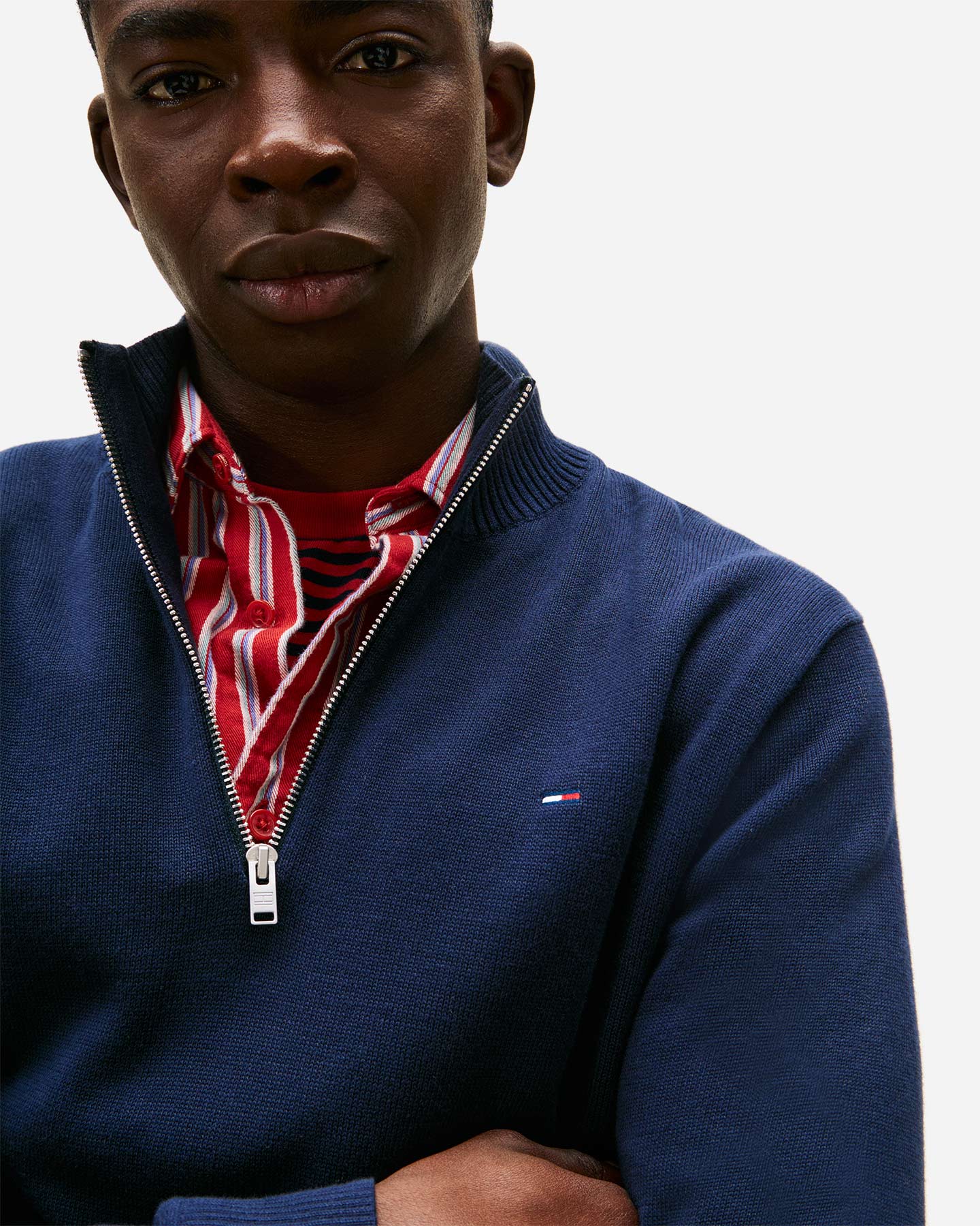 Maglione TOMMY HILFIGER ESSENTIAL M - Blu - 4 | Cisalfa Sport