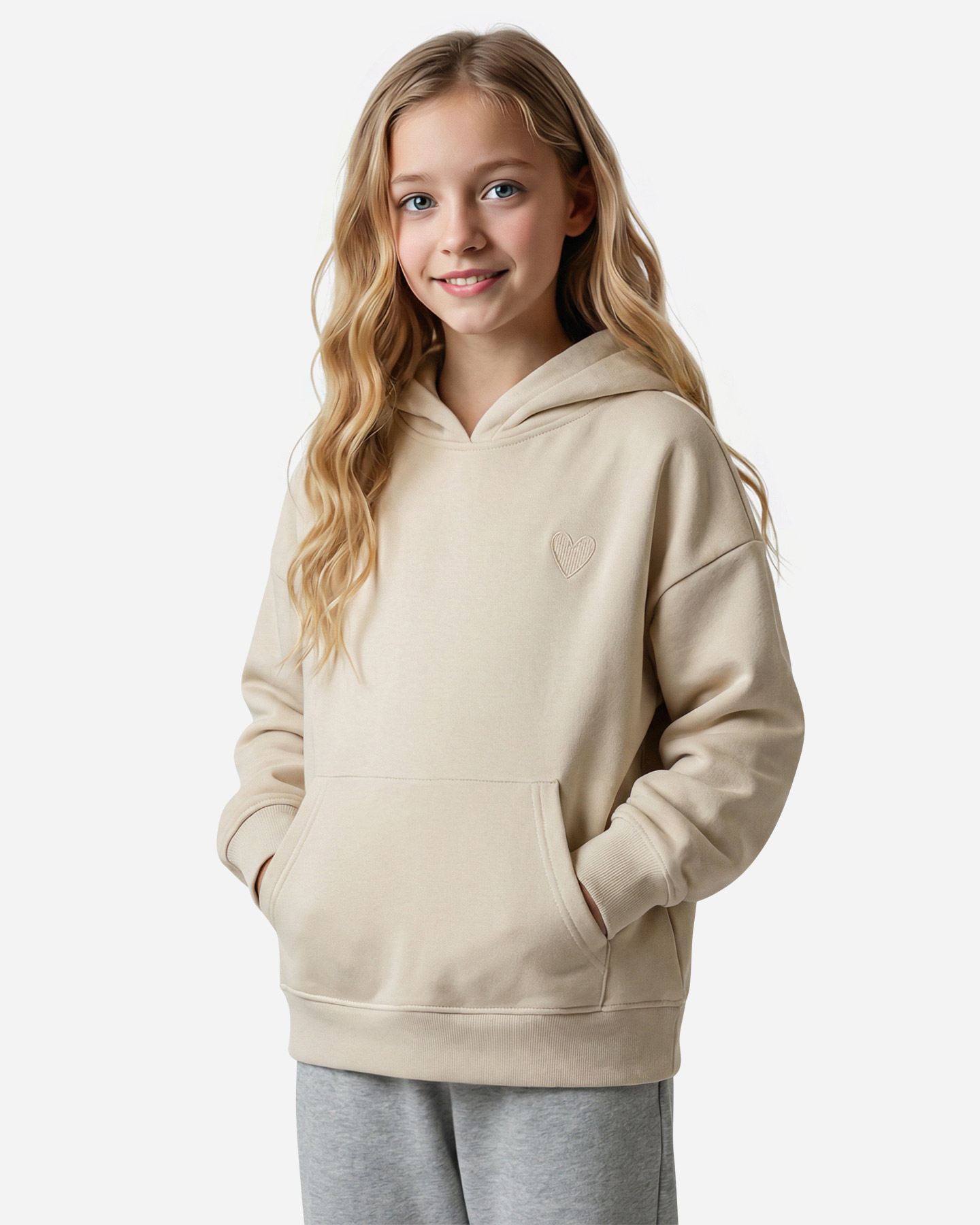 Felpa MIA M BASIC ATHLETIC JR - Beige - 2 | Cisalfa Sport