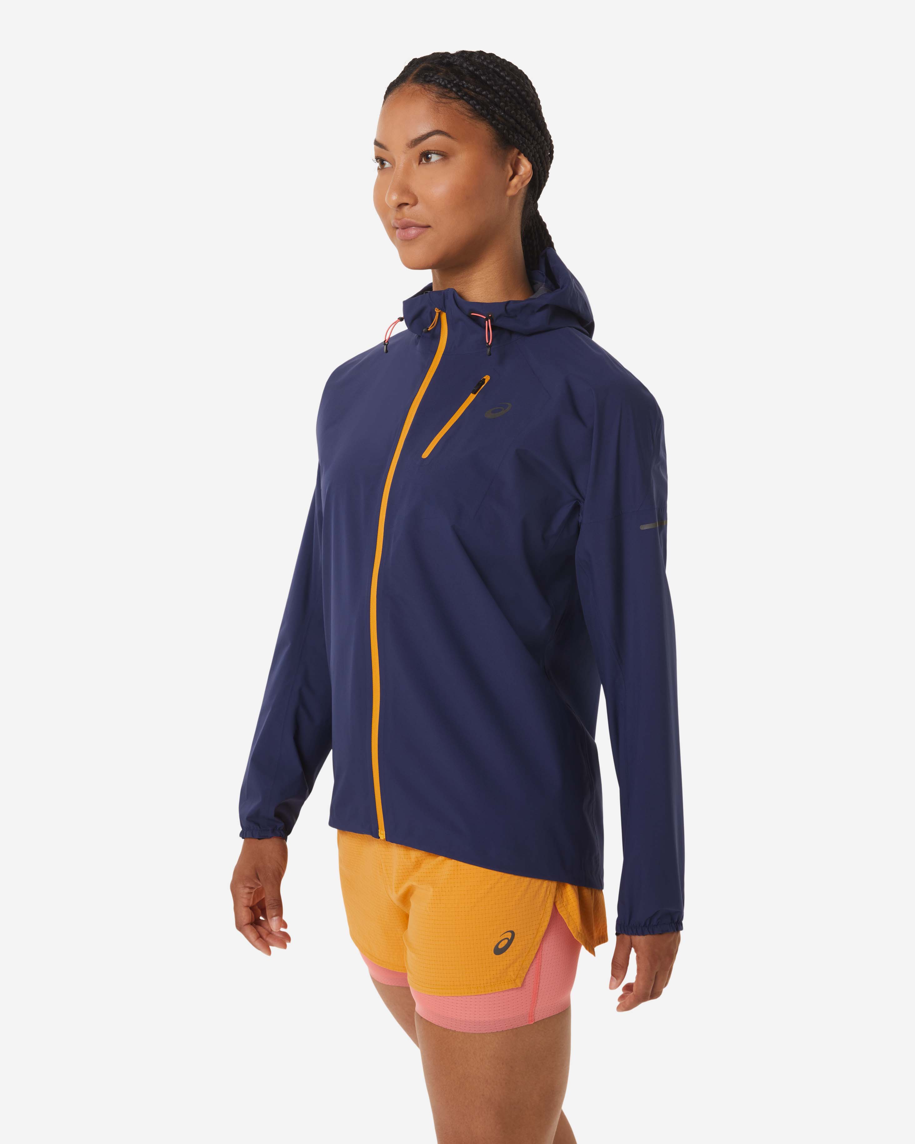 Giacca running ASICS FUJITRAIL WP W - Blu - 1 | Cisalfa Sport