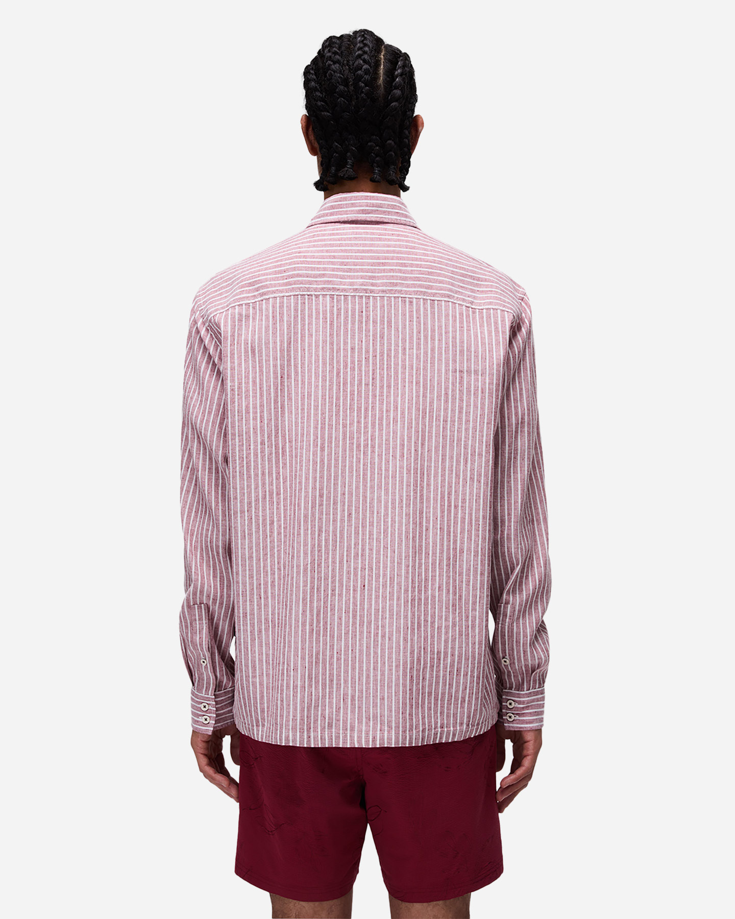 Camicia NAPAPIJRI BROLIO STRIPE M - Marrone - 3 | Cisalfa Sport