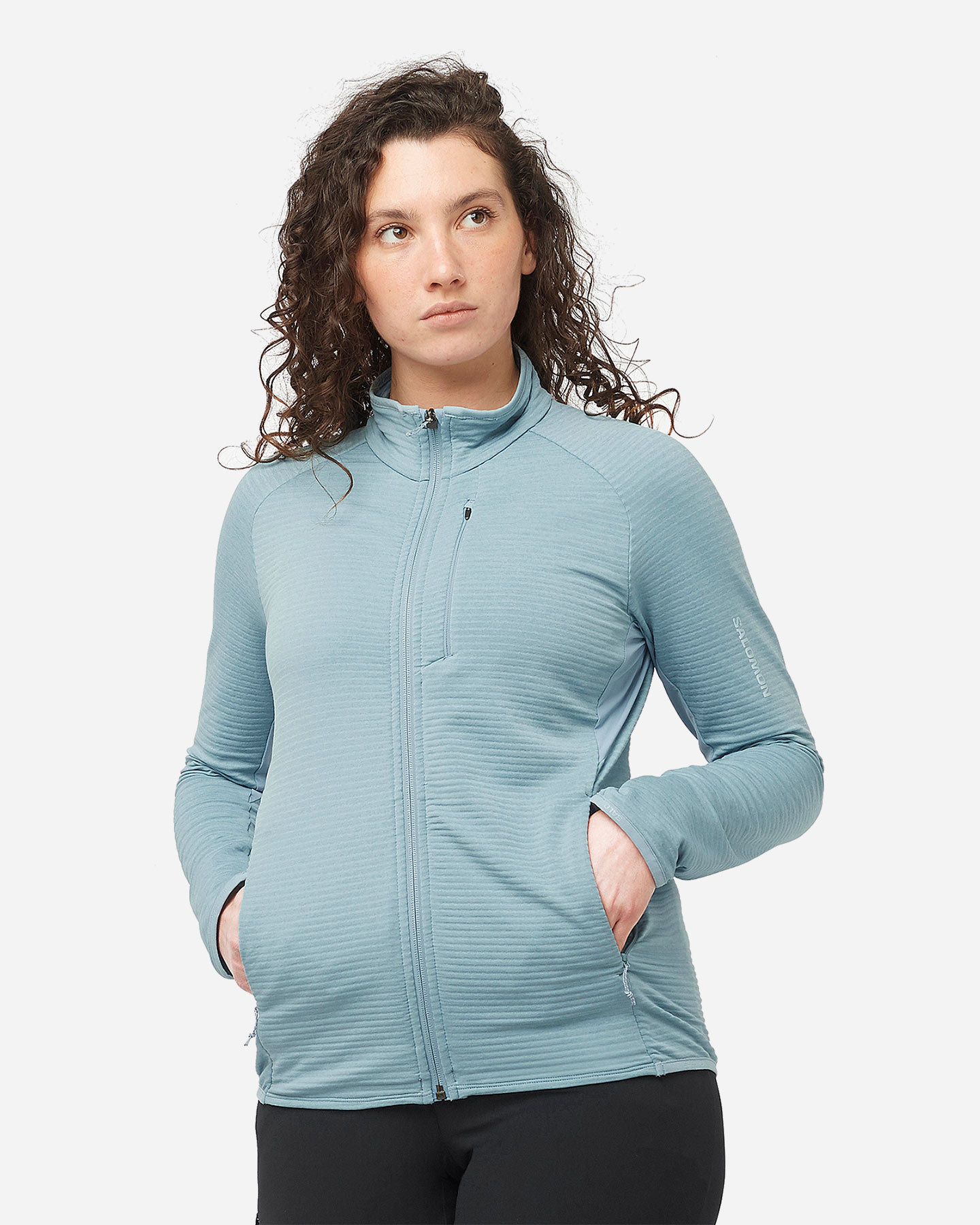 Pile SALOMON ESSENTIAL LIGHTWARM W - Grigio - 1 | Cisalfa Sport