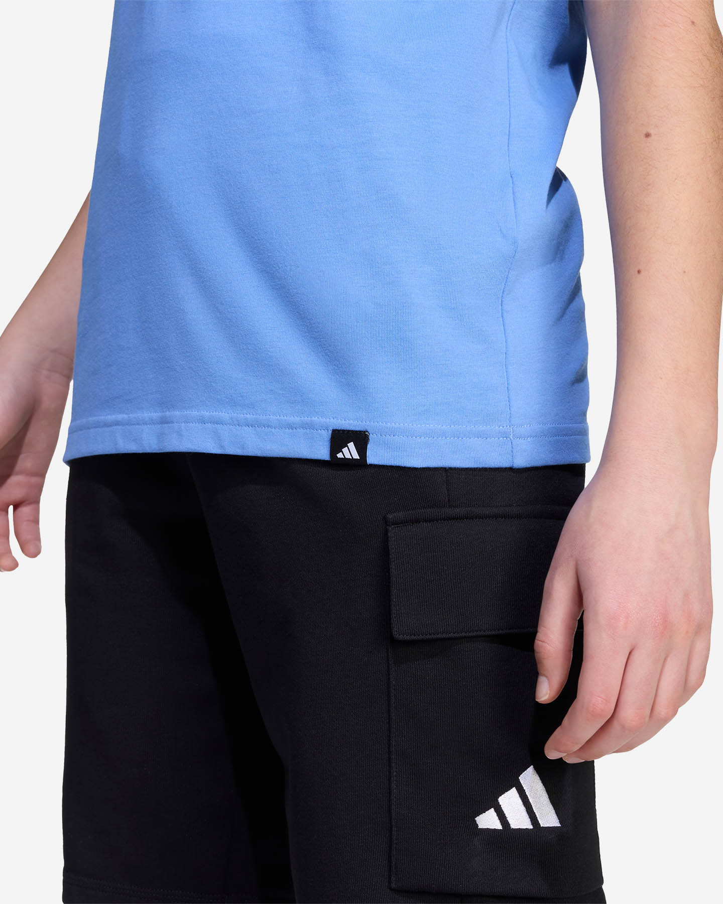 T-shirt ADIDAS BIG LOGO JR - Blu royal - 5 | Cisalfa Sport