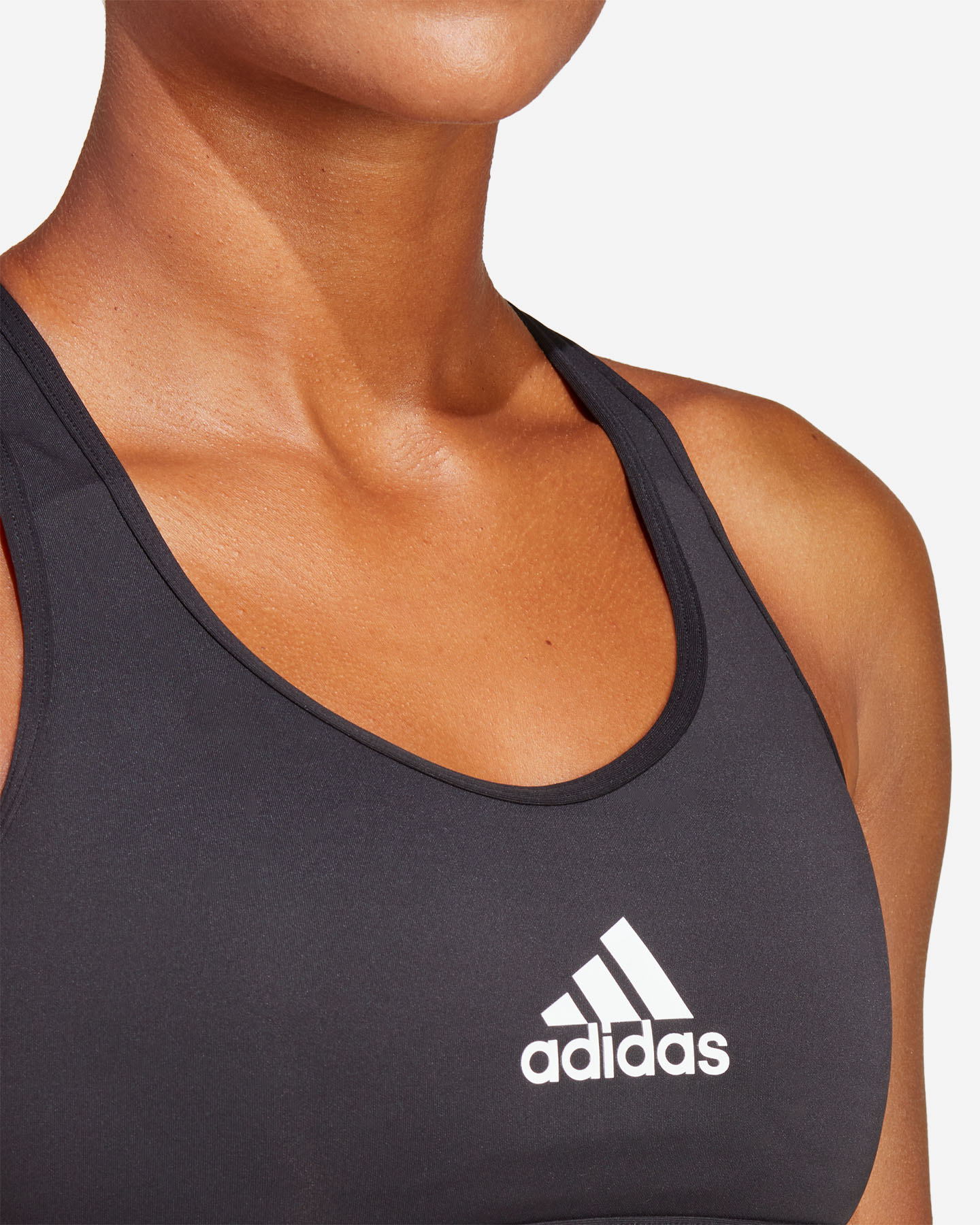 Bra training ADIDAS BIG LOG W - Nero - 4 | Cisalfa Sport