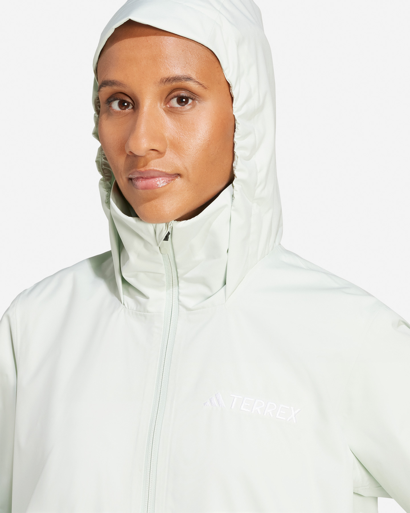 Giacca outdoor ADIDAS MT ESS W - Verde - 4 | Cisalfa Sport