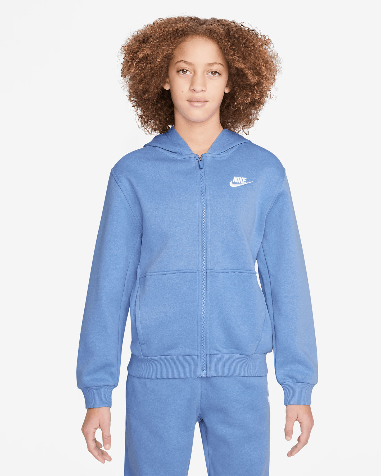 Felpa NIKE SMALL LOGO JR - Azzurro - 0 | Cisalfa Sport