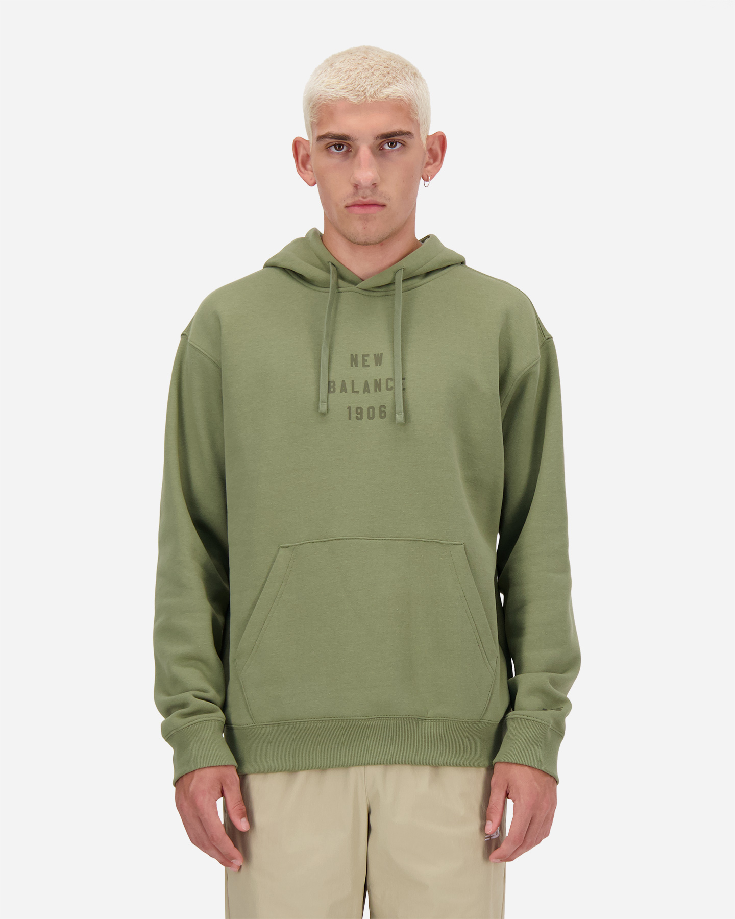 Felpa NEW BALANCE ICONIC COLLEGIATE GRAPHIC M - Verde - 0 | Cisalfa Sport