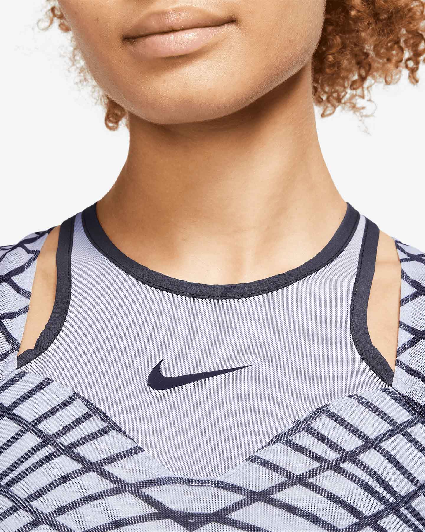 Abbigliamento tennis NIKE SLAM W - Viola - 2 | Cisalfa Sport