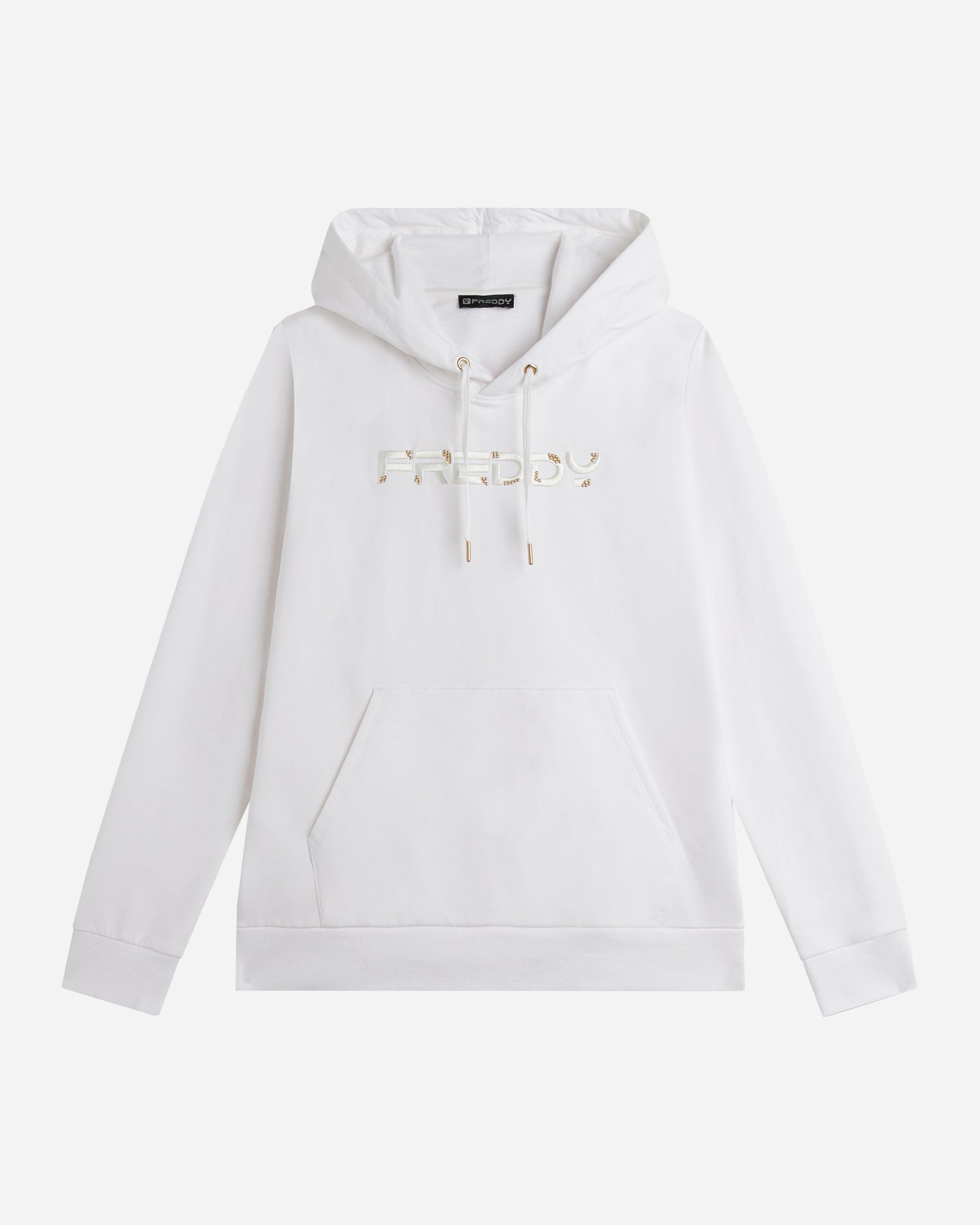 Felpa FREDDY LOGO EMBROIDERY W - Bianco - 0 | Cisalfa Sport