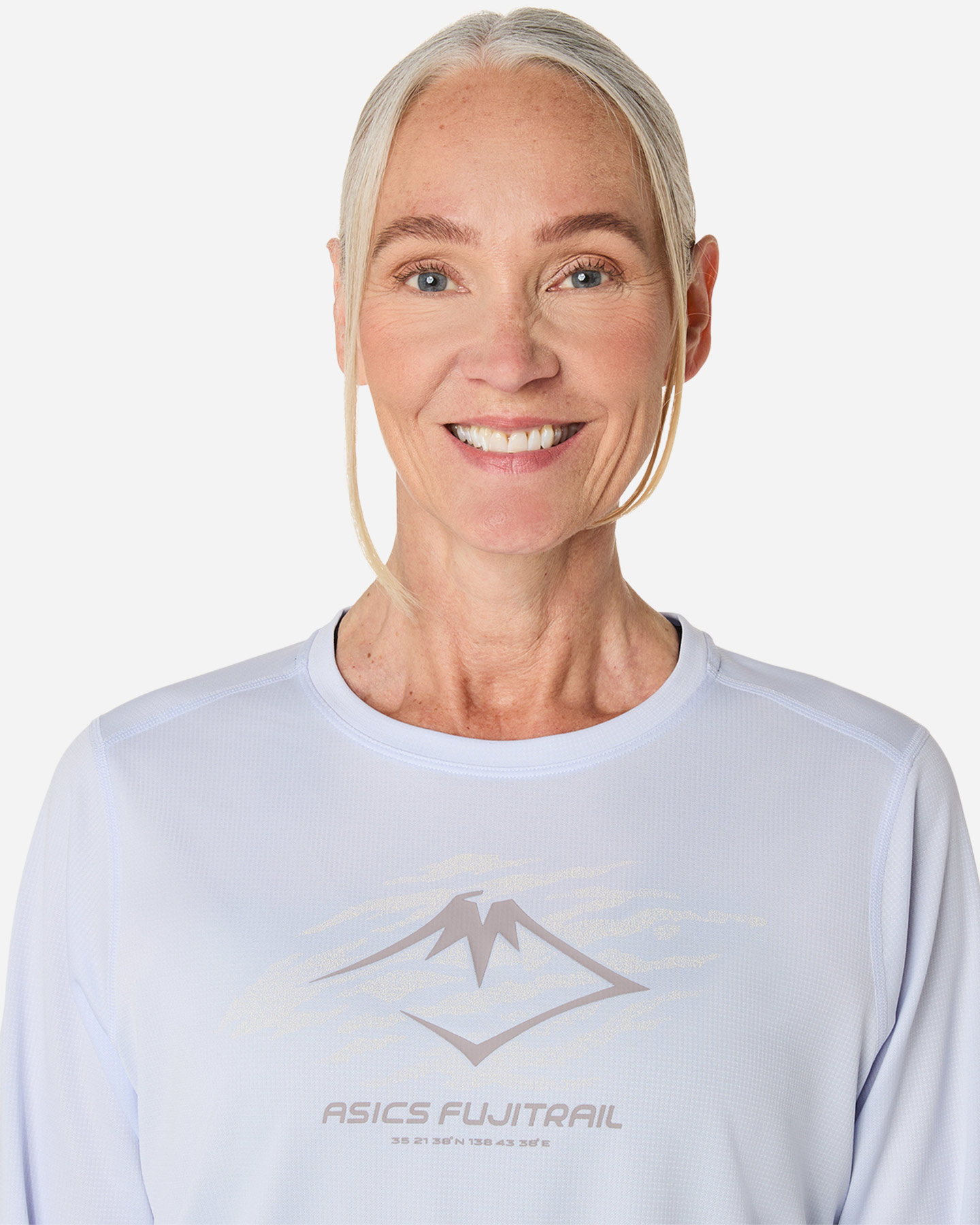 Maglia running ASICS FUJITRAIL LOGO W - Bianco - 3 | Cisalfa Sport