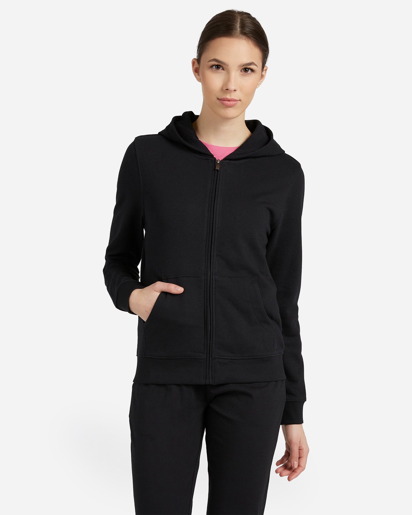 Felpa ABC BASIC W - Nero - 0 | Cisalfa Sport