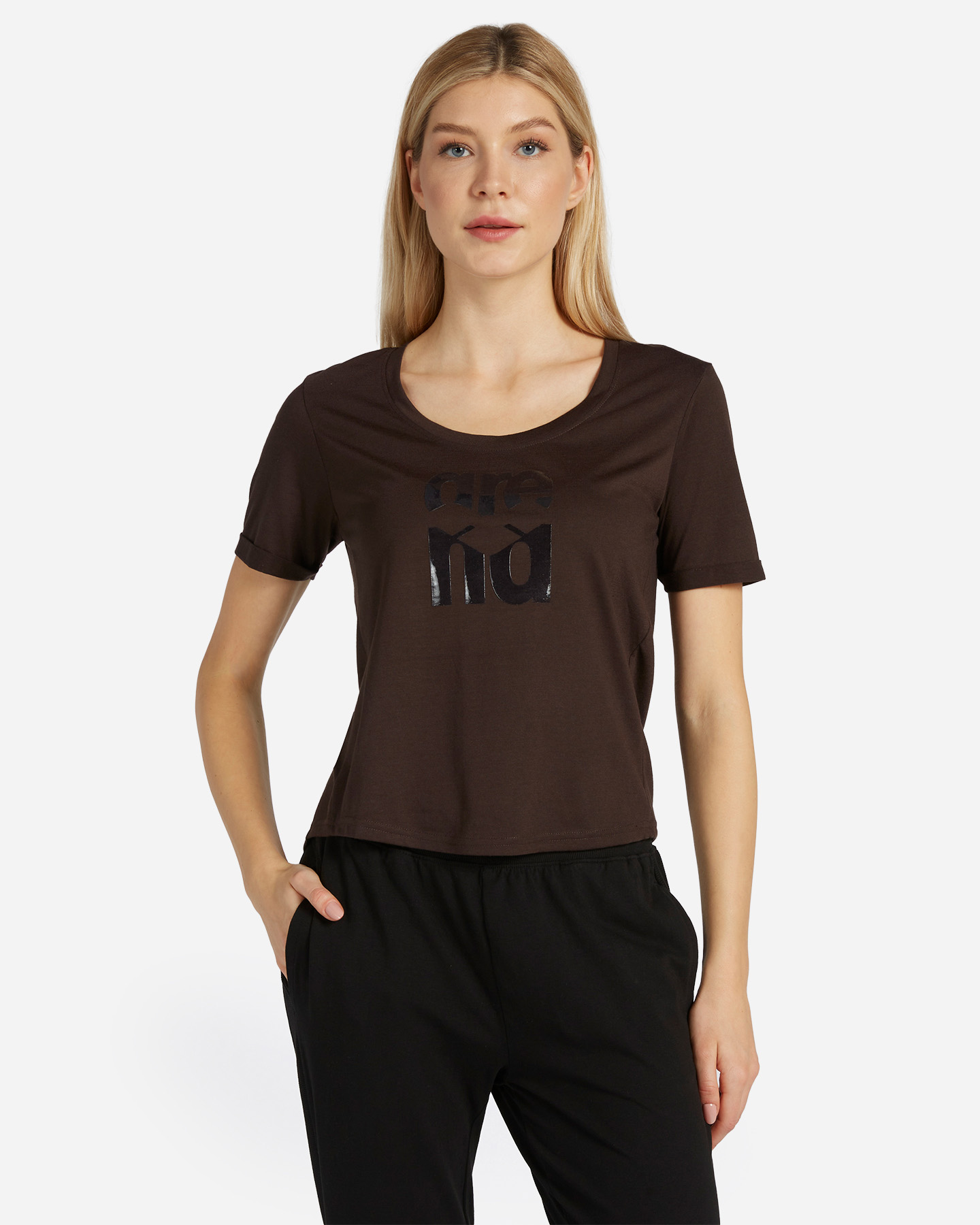 T-shirt ARENA LIFESTYLE W - Marrone - 0 | Cisalfa Sport