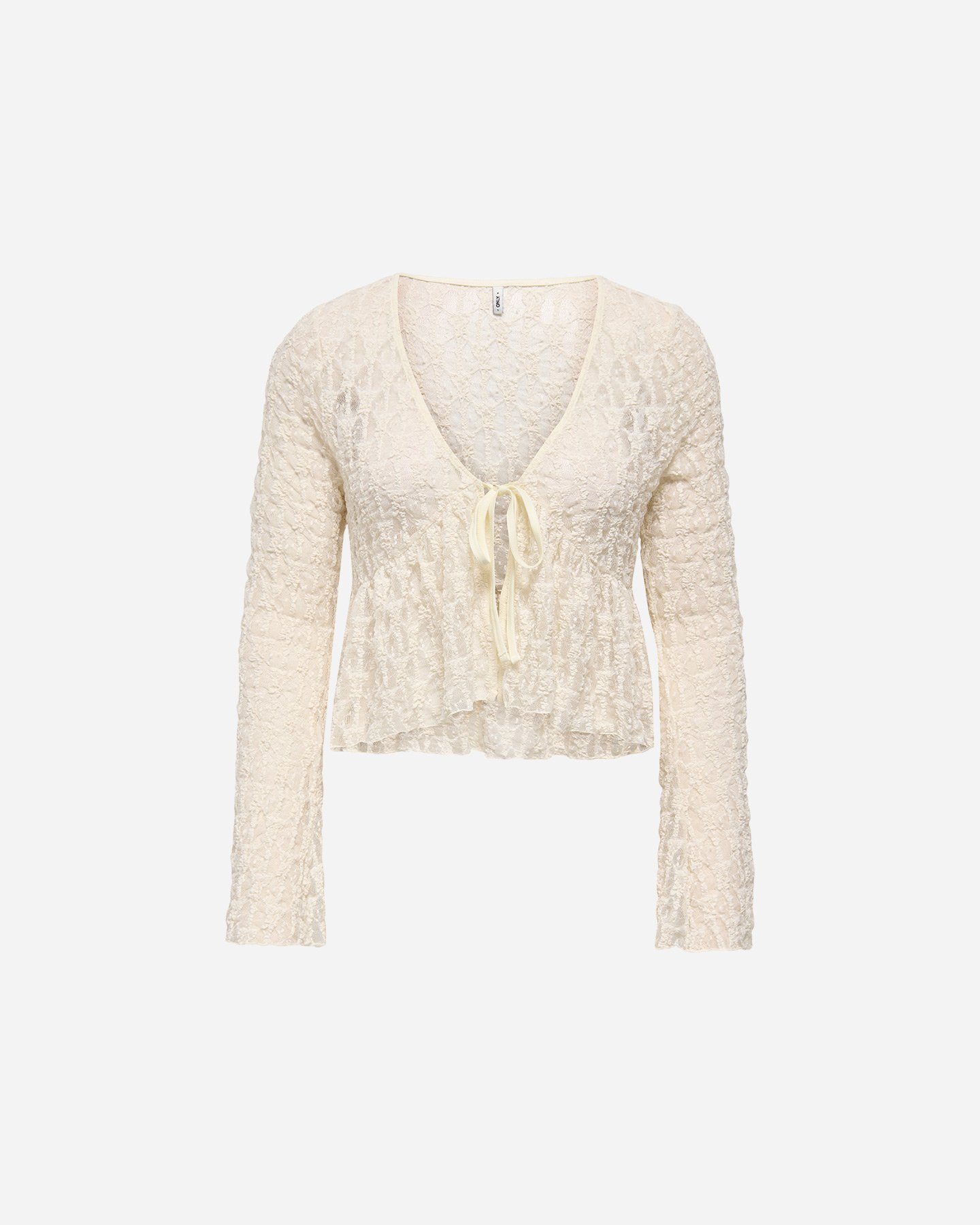 T-shirt ONLY LAYA EFFETTO PIZZO W - Bianco - 0 | Cisalfa Sport