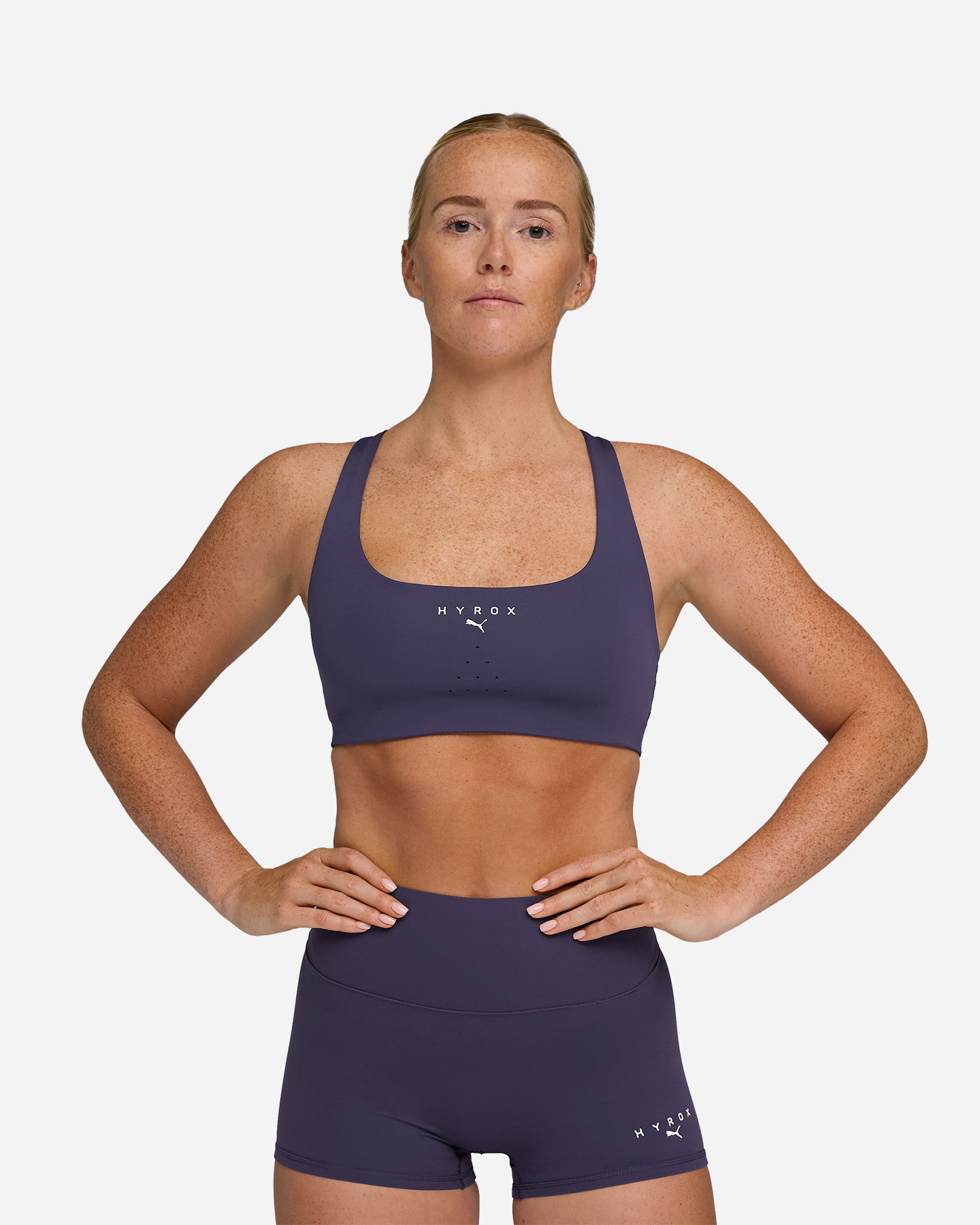 Bra training PUMA HYROX W - Viola - 2 | Cisalfa Sport