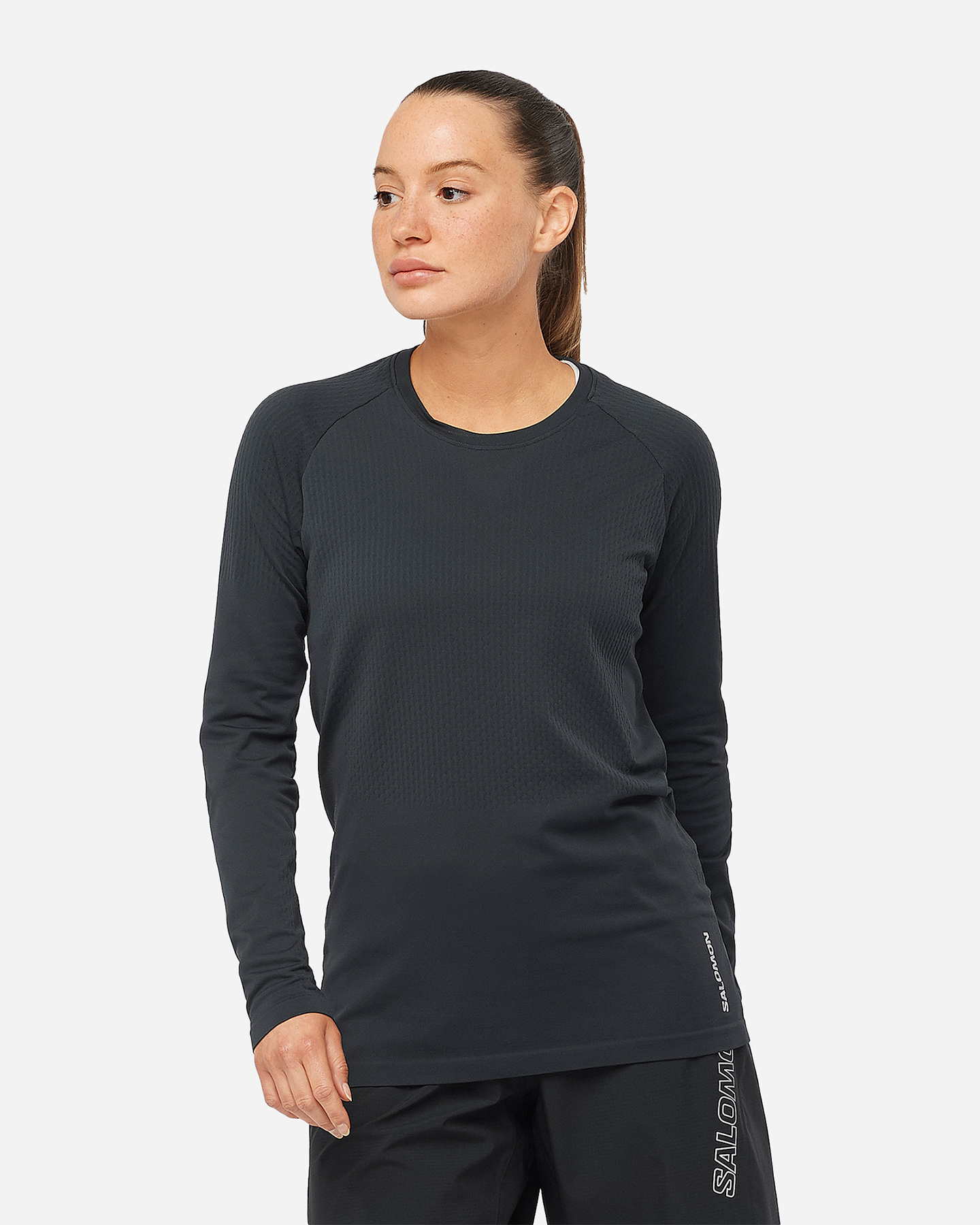 Maglia running SALOMON SENSE AERO W - Nero - 2 | Cisalfa Sport