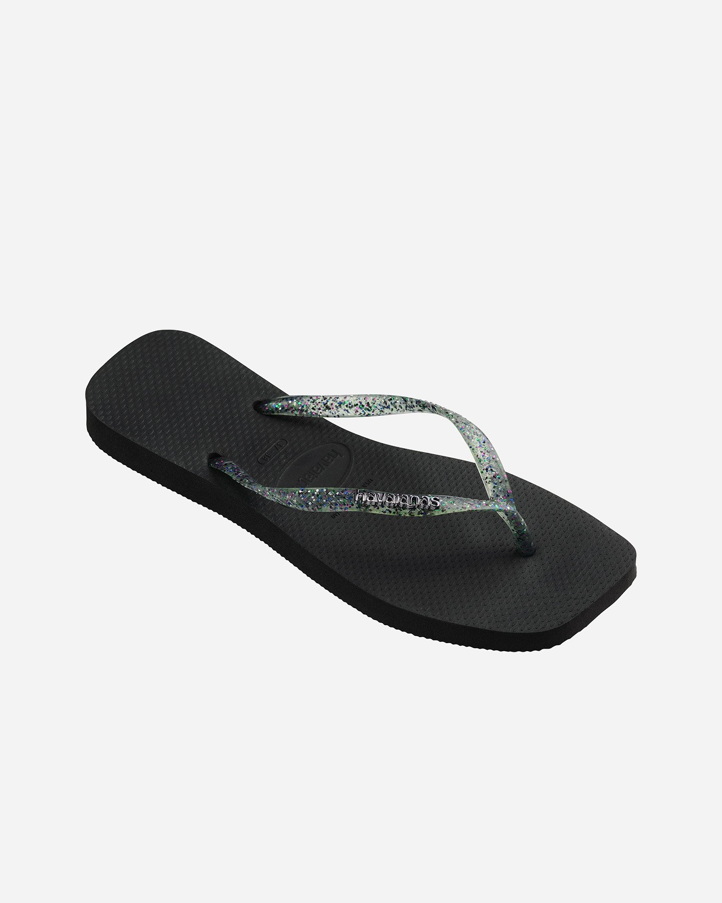 Infradito HAVAIANAS SLIM SQUARE LOGO METALLIC W - Nero - 2 | Cisalfa Sport