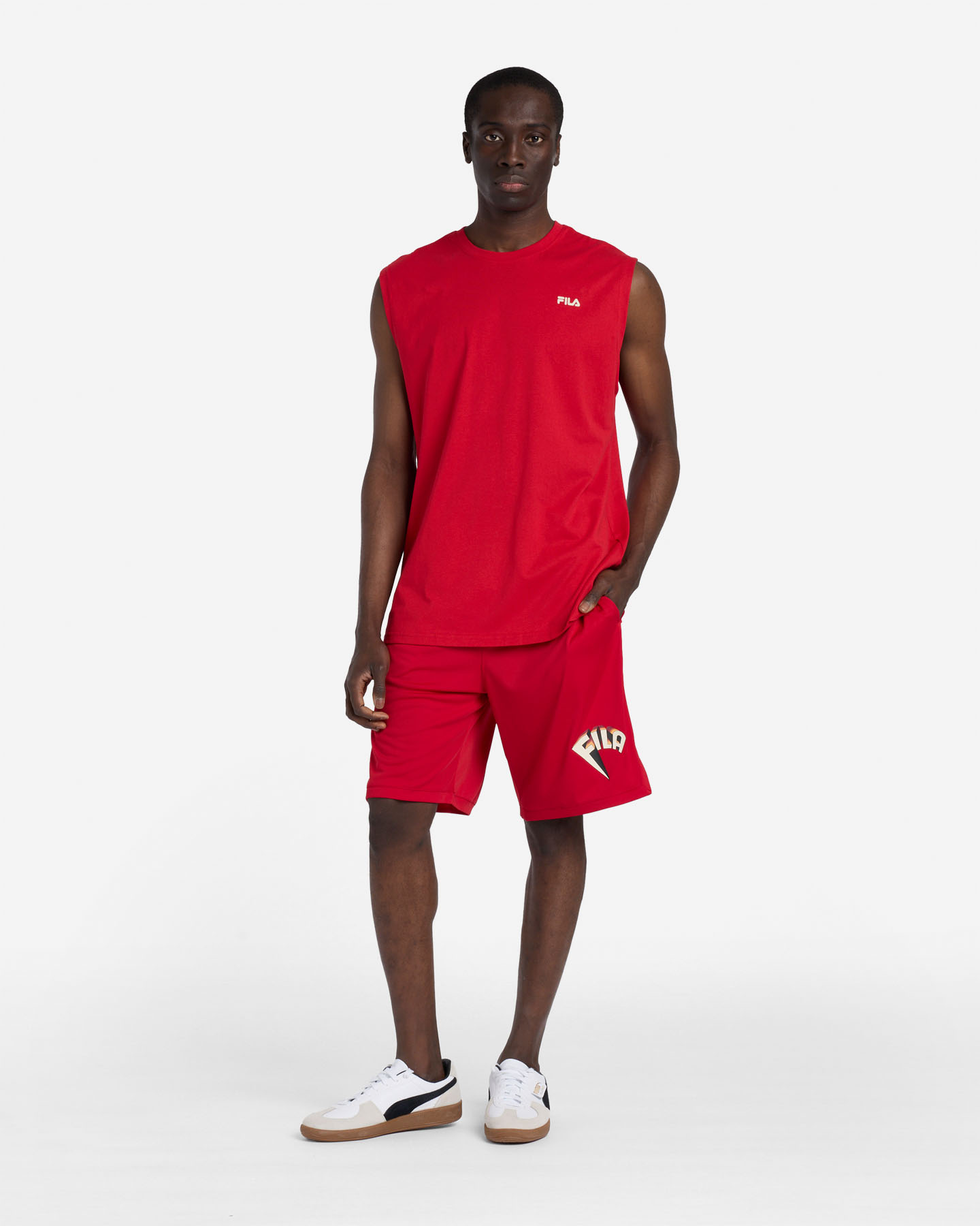 Canotta FILA ATHLEISURE DYNAMISM M - Rosso - 2 | Cisalfa Sport
