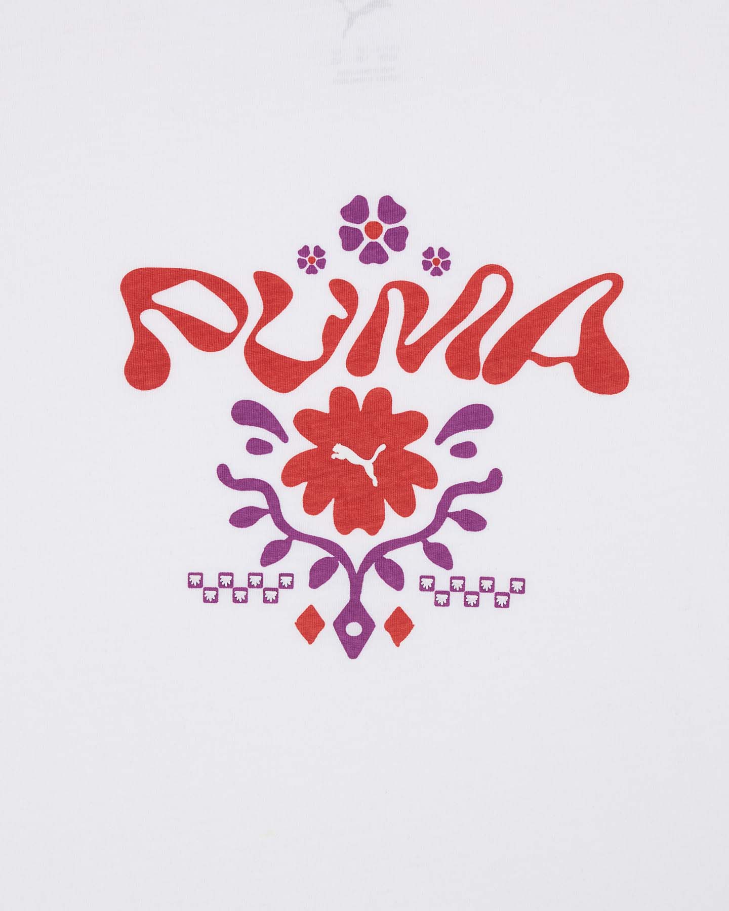 T-shirt PUMA PRINT BACK JR - Bianco - 2 | Cisalfa Sport