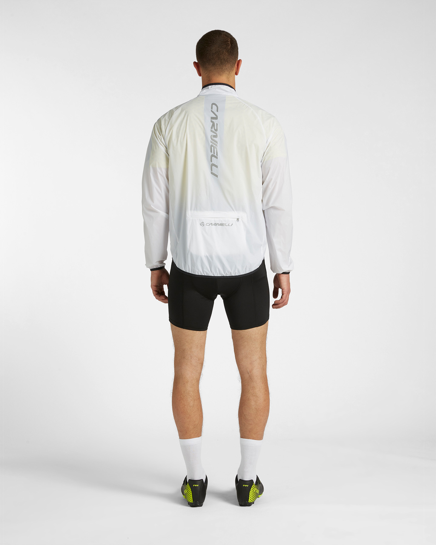 Giacca ciclismo CARNIELLI PACKABLE WINDPROOF M - Bianco - 2 | Cisalfa Sport