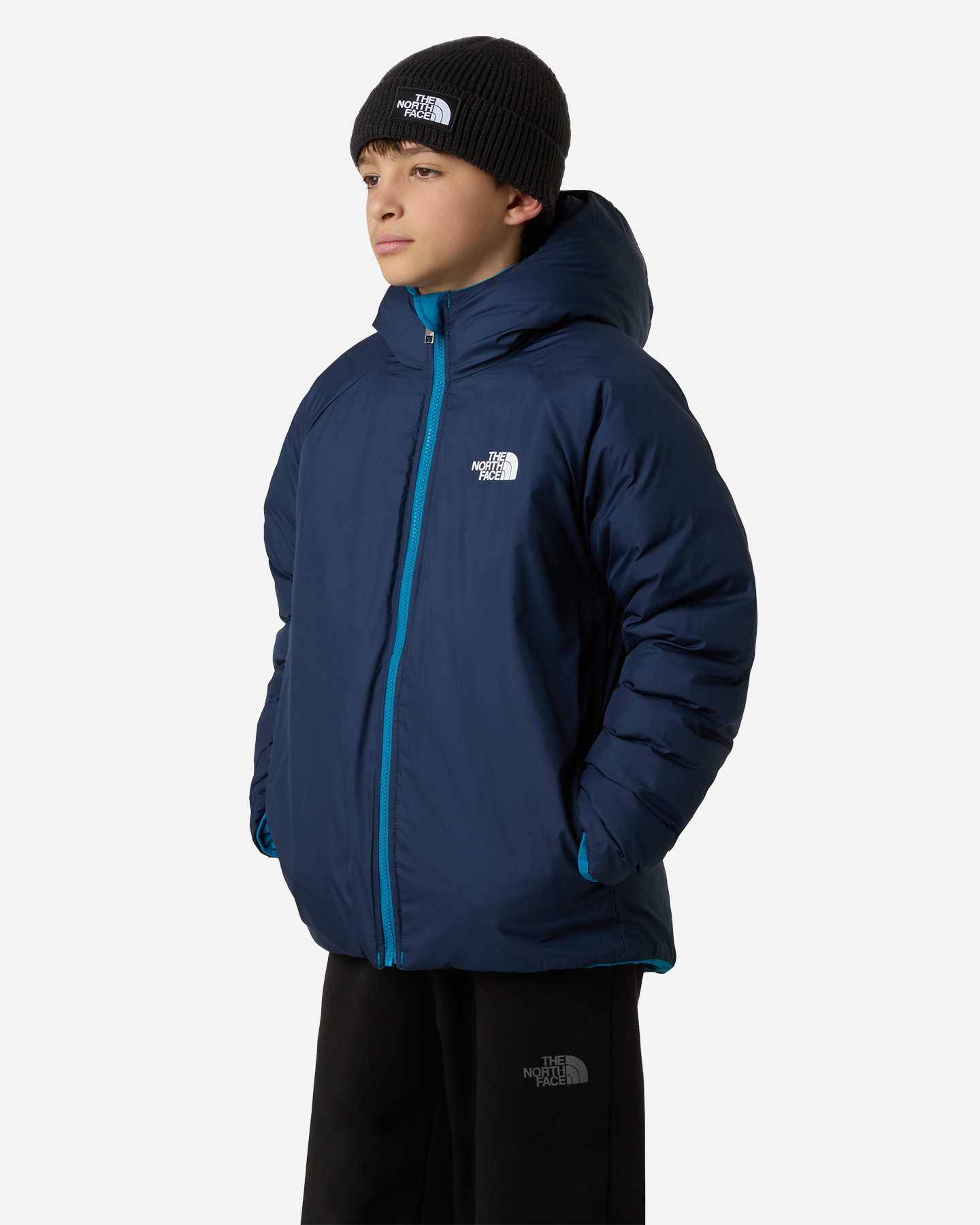 Giubbotto THE NORTH FACE PERRITO REVERS JR - Blu - 4 | Cisalfa Sport