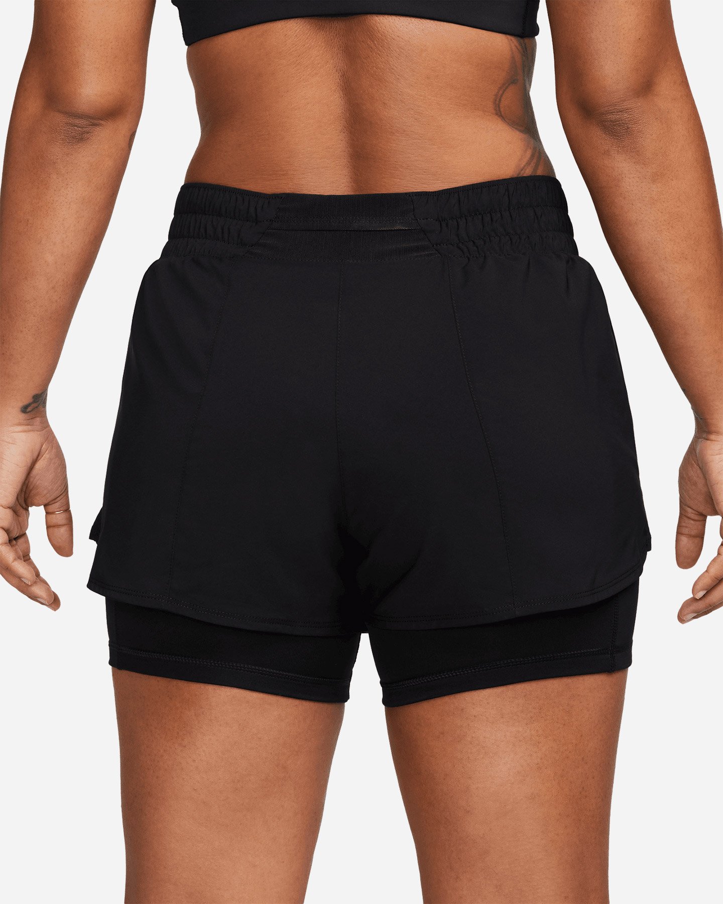 Short training NIKE DOUBLE WOVEN W - Nero - 2 | Cisalfa Sport