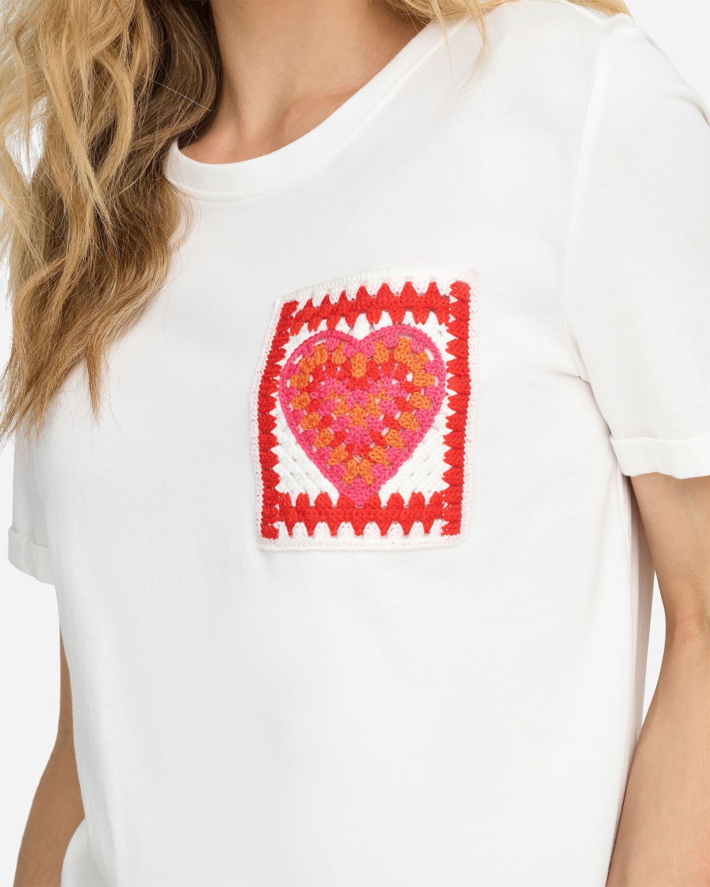 T-shirt ONLY LUMA CROCHET W - Bianco - 5 | Cisalfa Sport