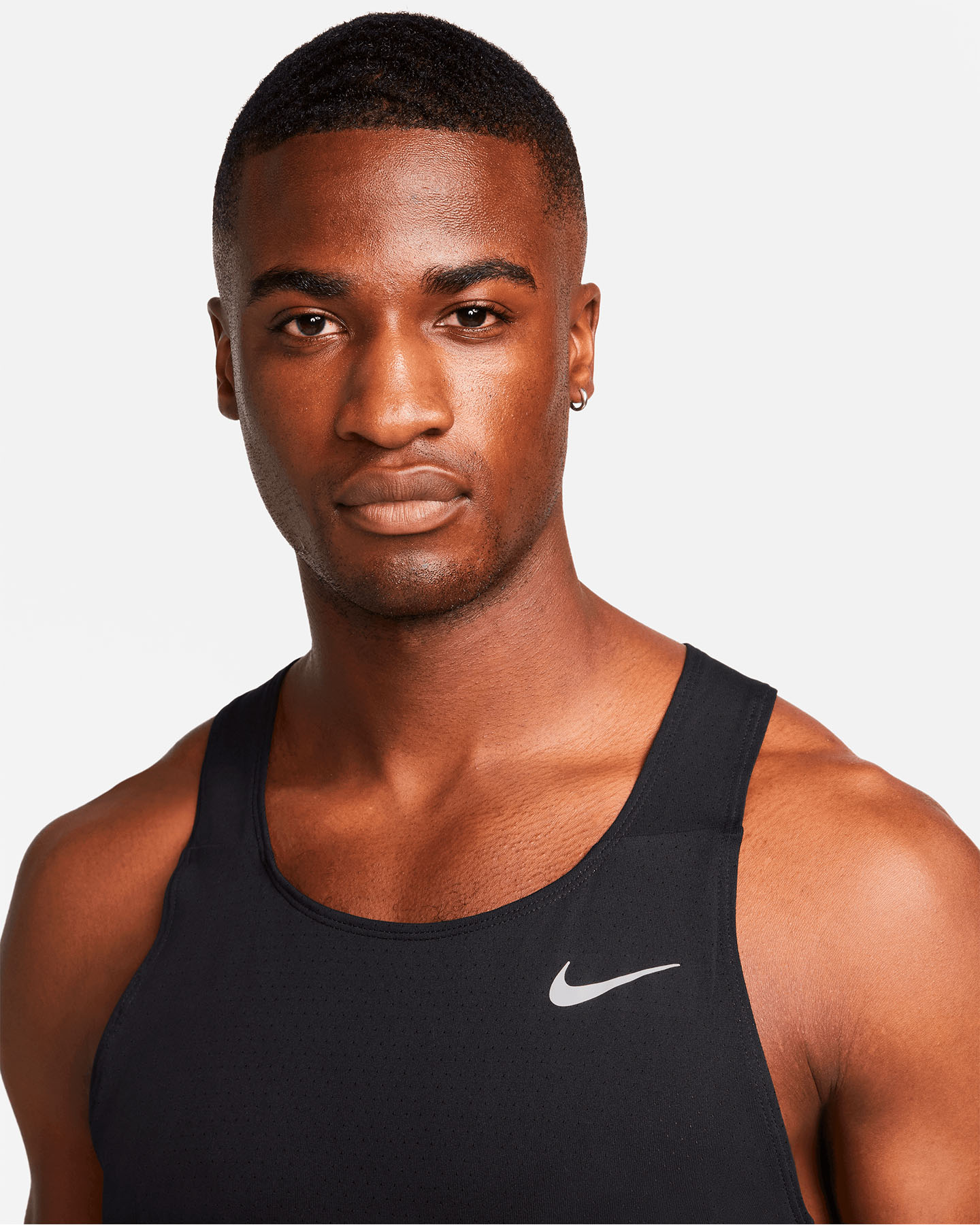 Canotta running NIKE DRI FIT FAST M - Nero - 2 | Cisalfa Sport