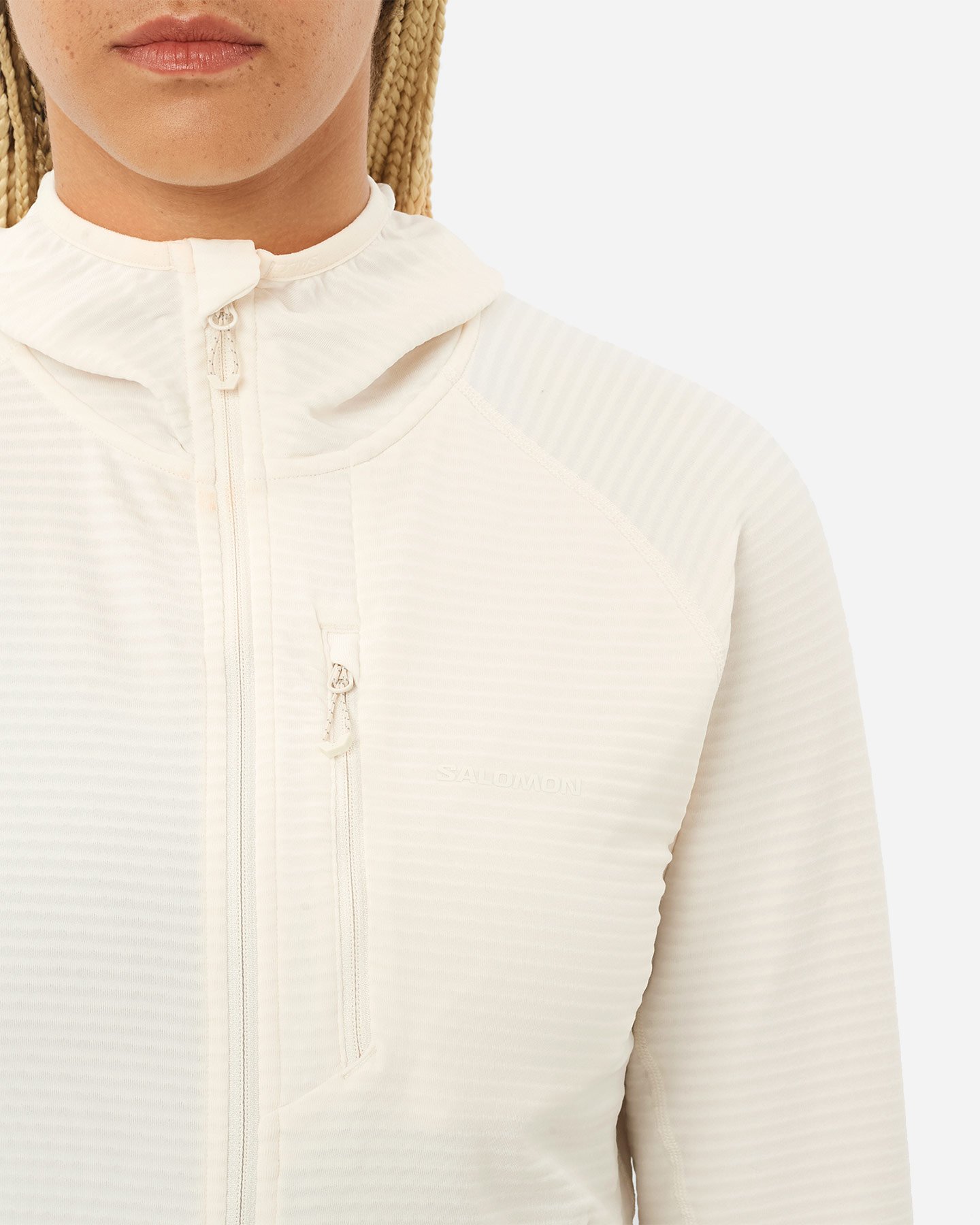 Pile SALOMON ESSENTIAL LIGHTWARM W - Bianco - 3 | Cisalfa Sport