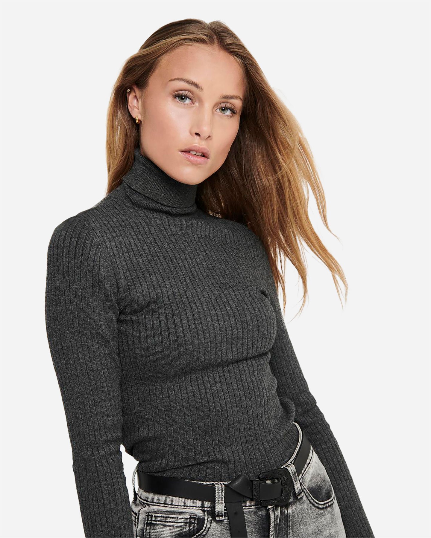 Maglione ONLY KAROL LUPETTO W - Grigio - 5 | Cisalfa Sport