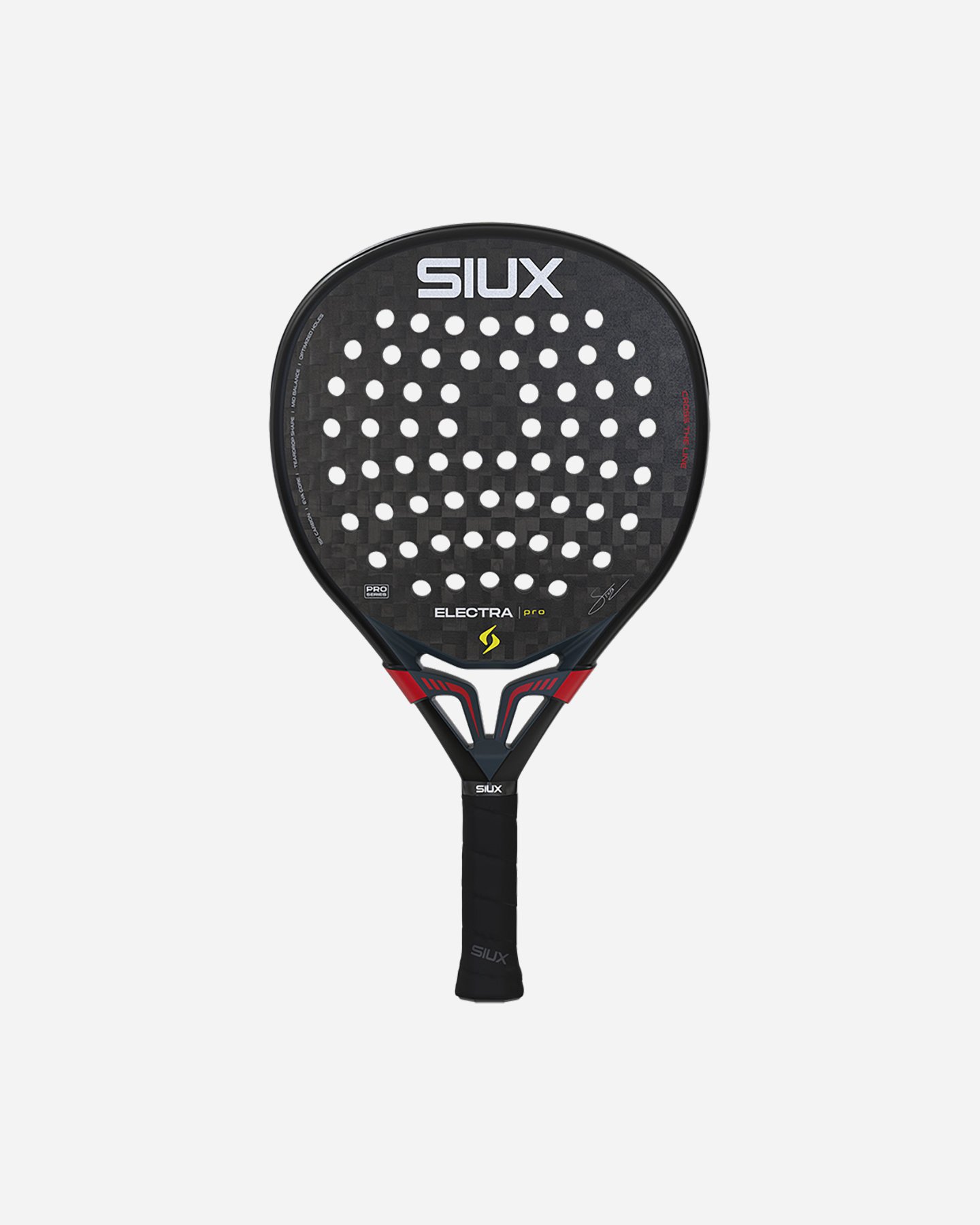 Siux Electra Pro 2026 - Racchetta Padel Performance - Rosso