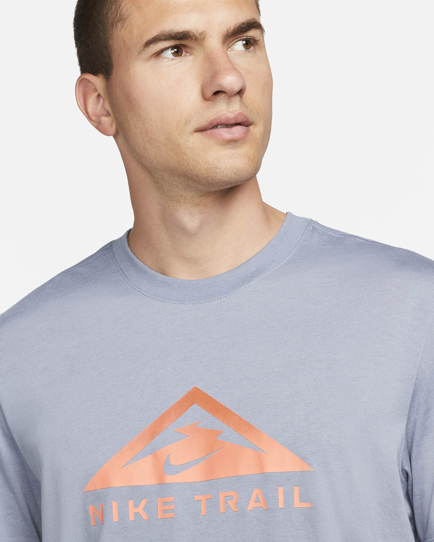 T-shirt running NIKE DRI FIT DB TRAIL M - Grigio - 2 | Cisalfa Sport